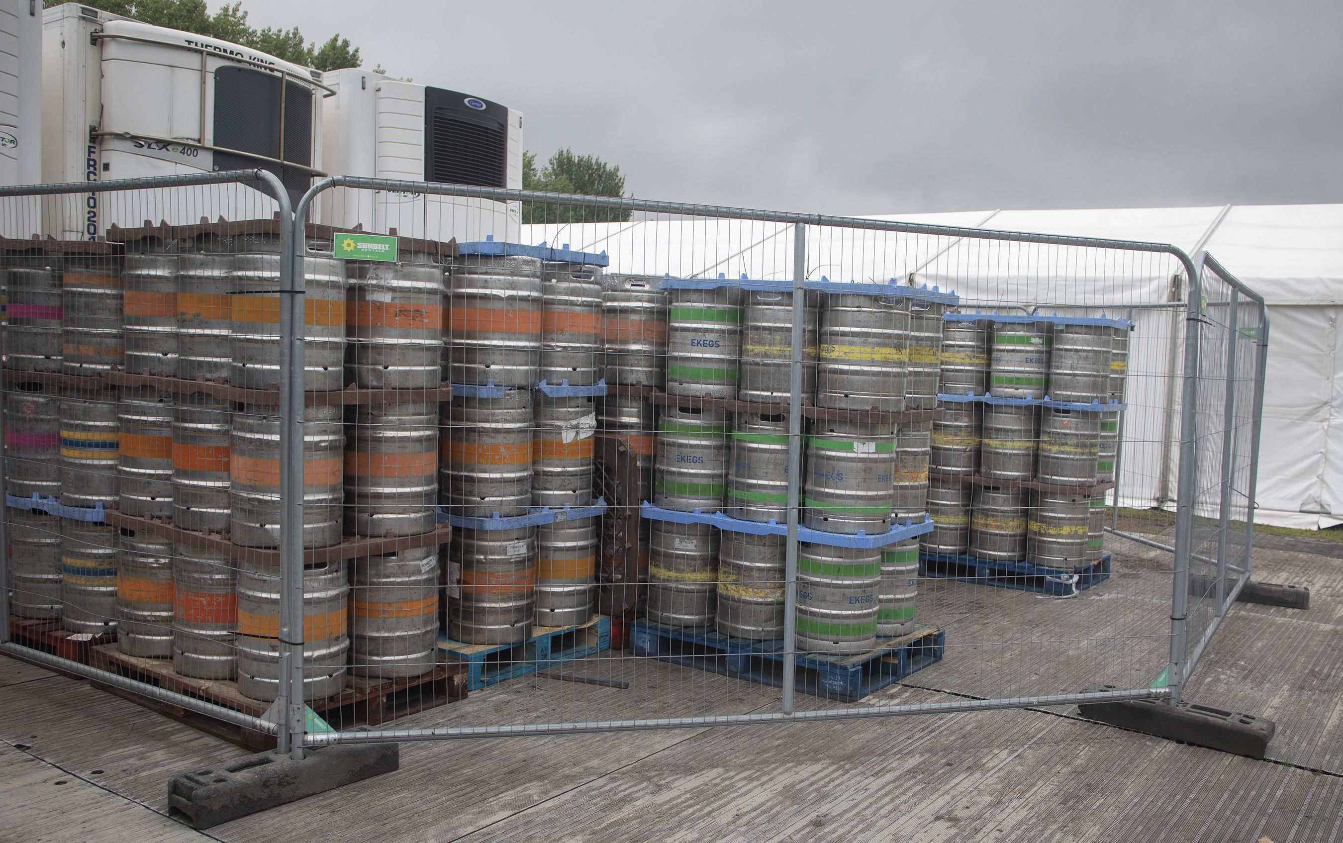 The bar is well stocked up