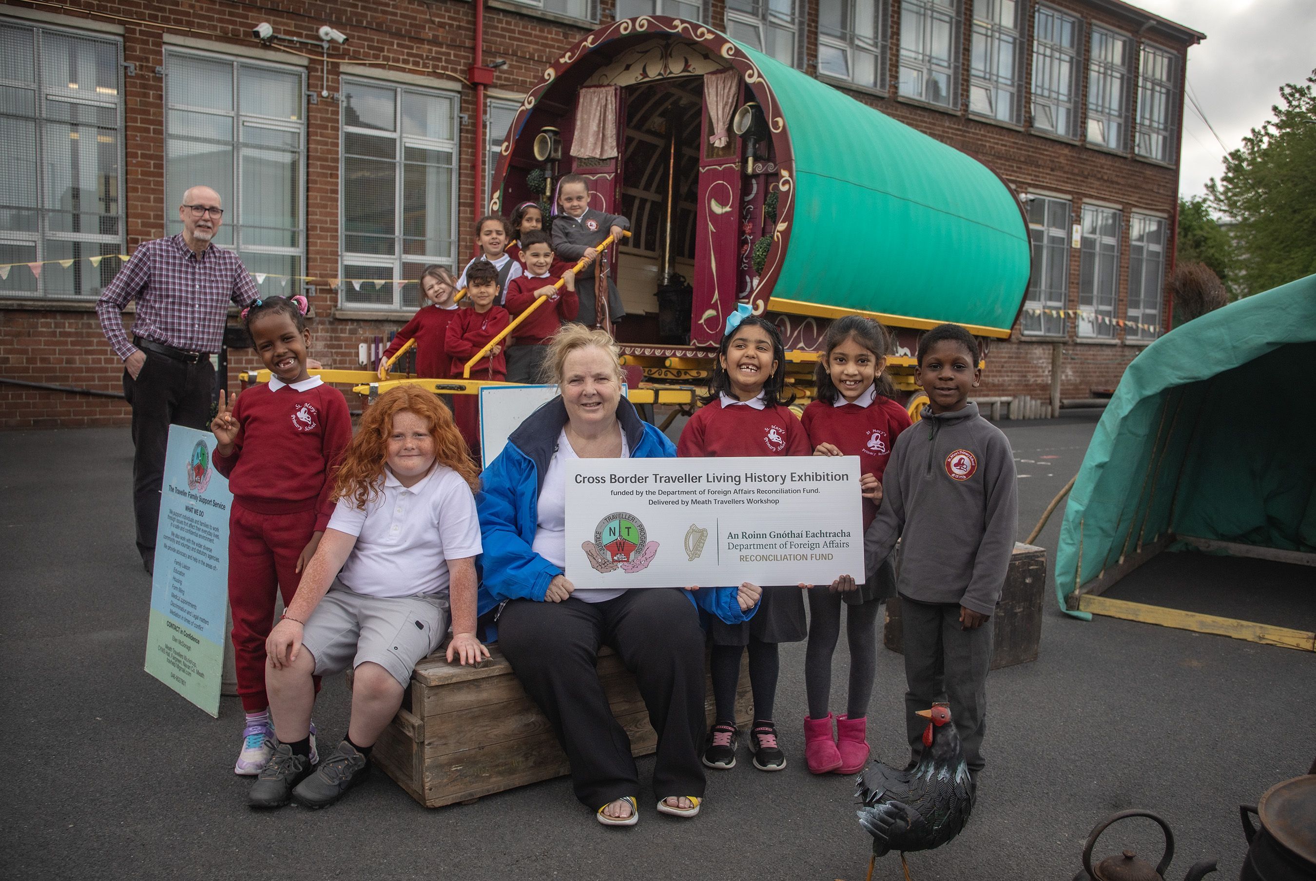 The CRJ Traveller Project will visit St James' Community Farm
