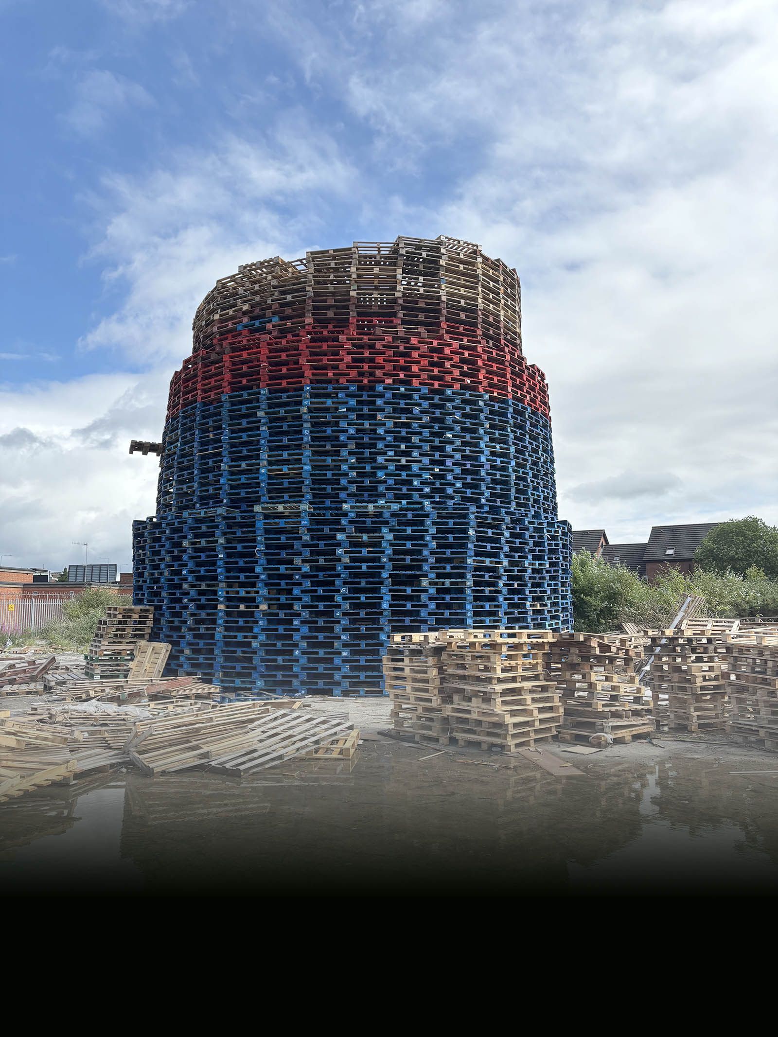 THREAT: The bonfire poses a risk to the power supplies of the RVH and City Hospital