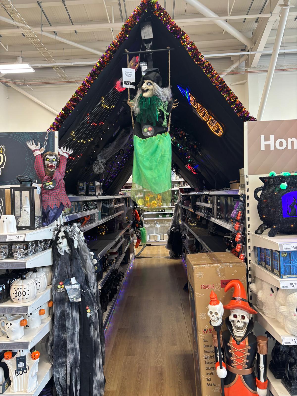 FRIGHT SITE: The Range has had its Halloween section up and running since the start of the month