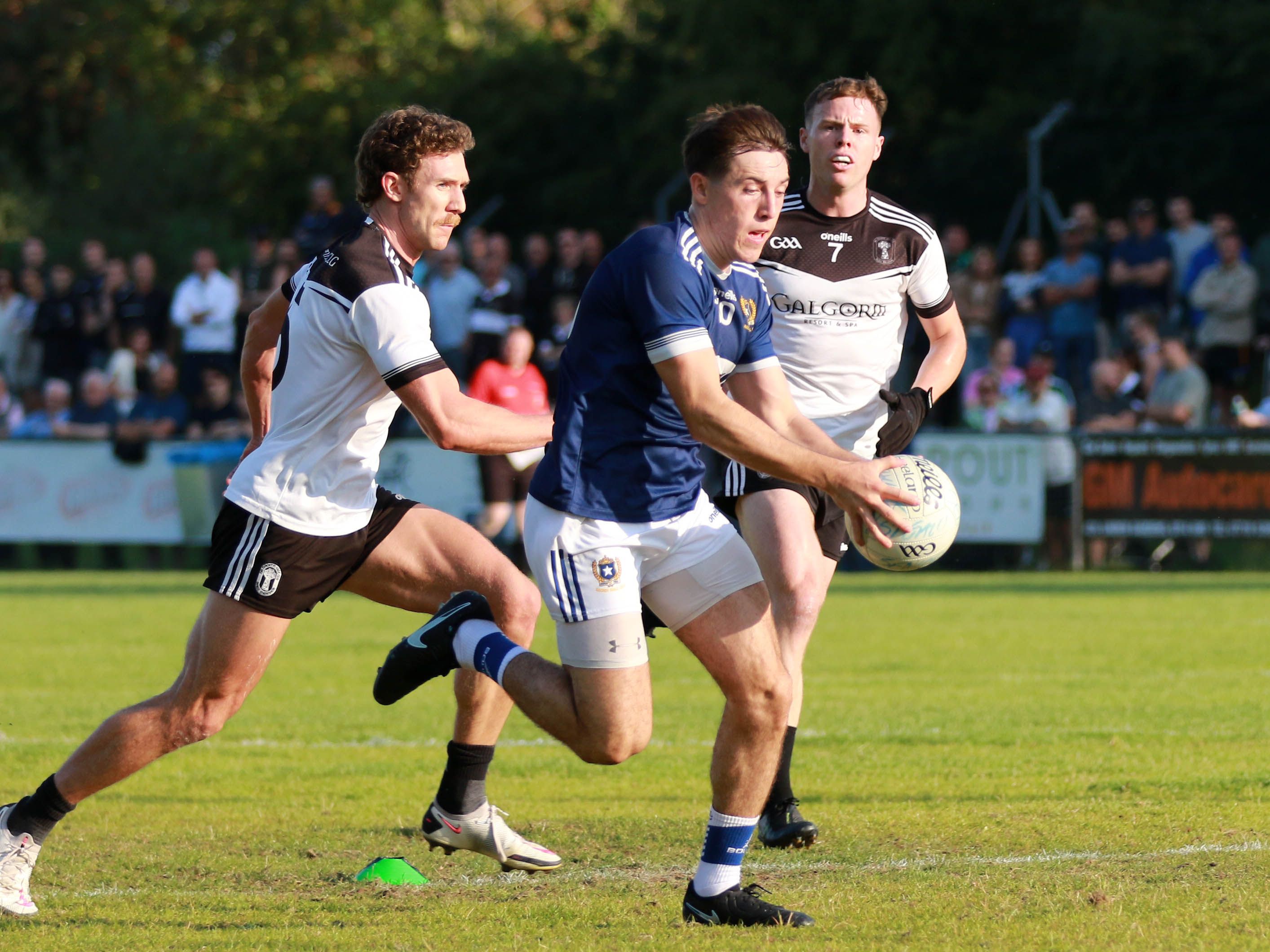 All-Star: Niall Burns showed his intercounty prowess as he gave St Gall's the edge