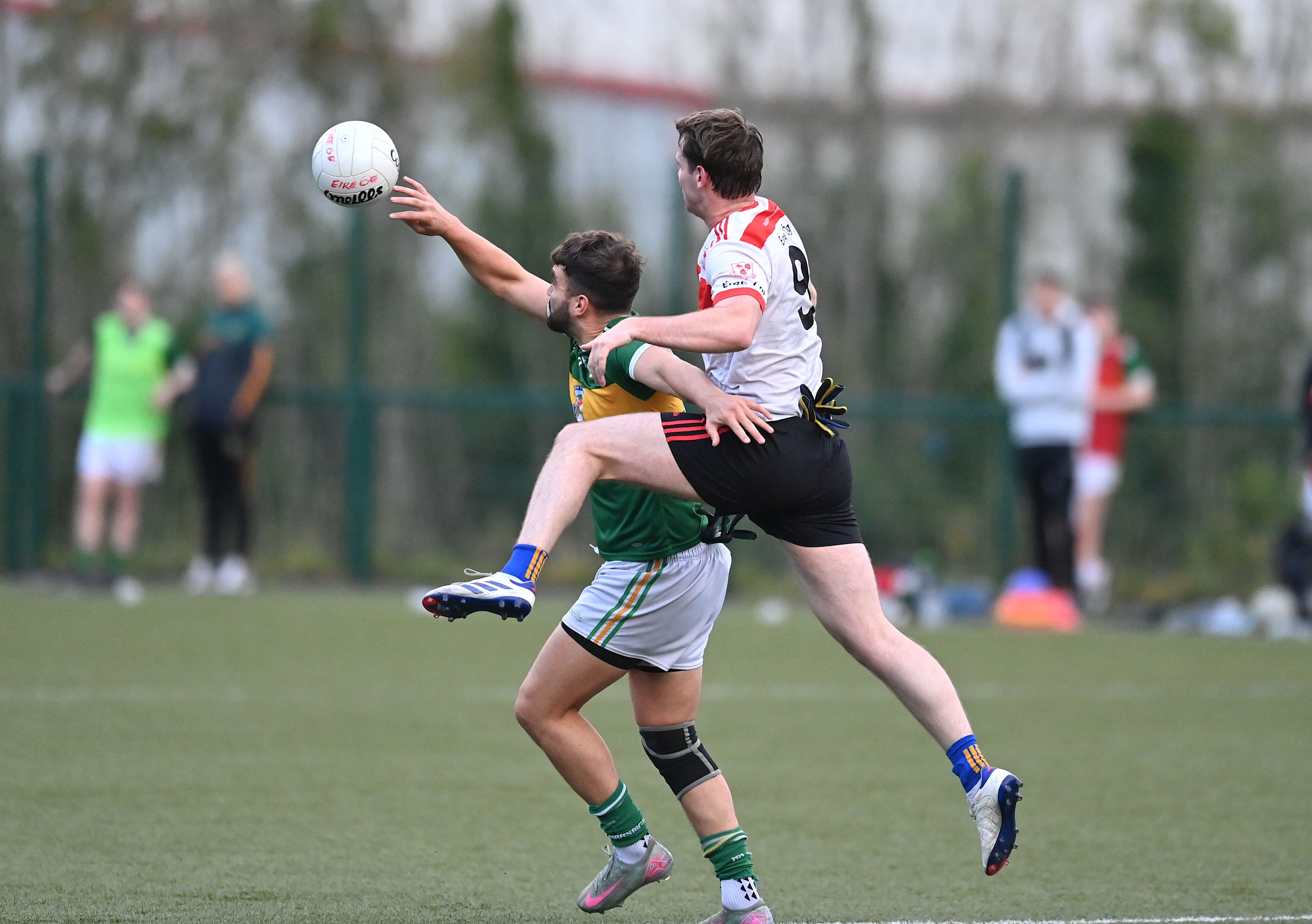 MAN-ON: The midfield battle was important for Pearse's on their way to victory