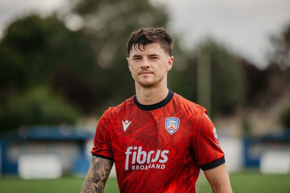 FROM COLERAINE WITH LOVE: Campbell netted nine times for the Bannsiders last season