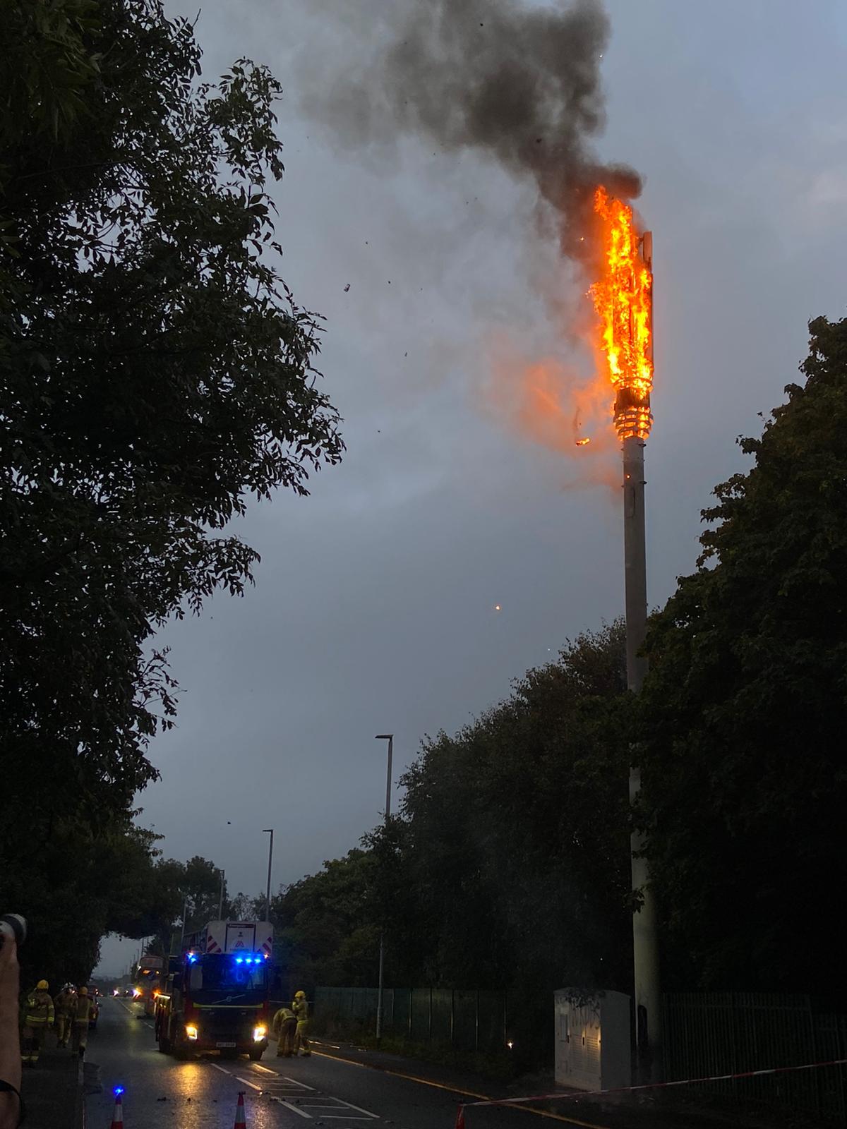 The Glen Road this evening
