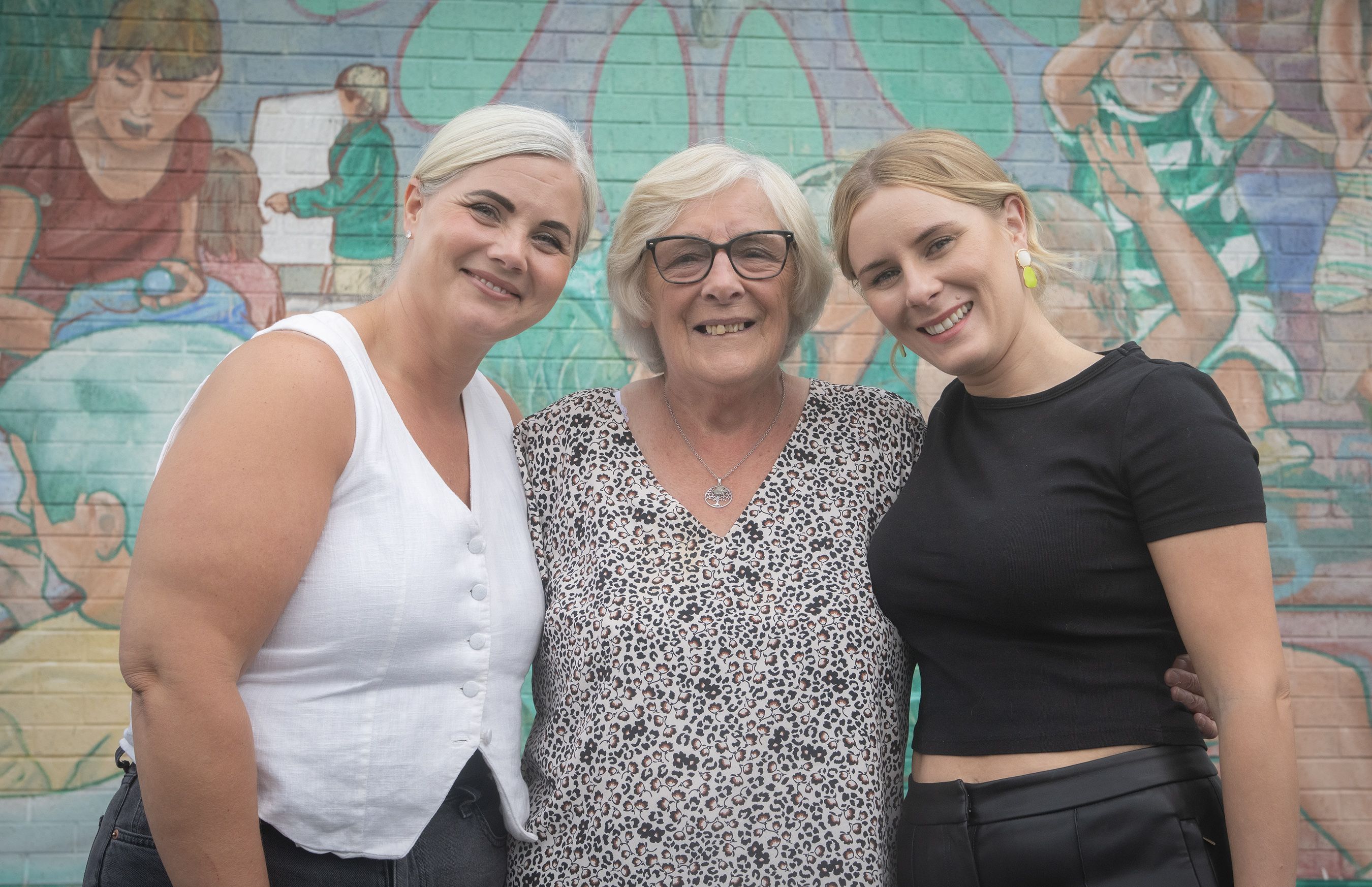 Mary with Lisa Maclean (CEO) and Alana Fisher (Chair)