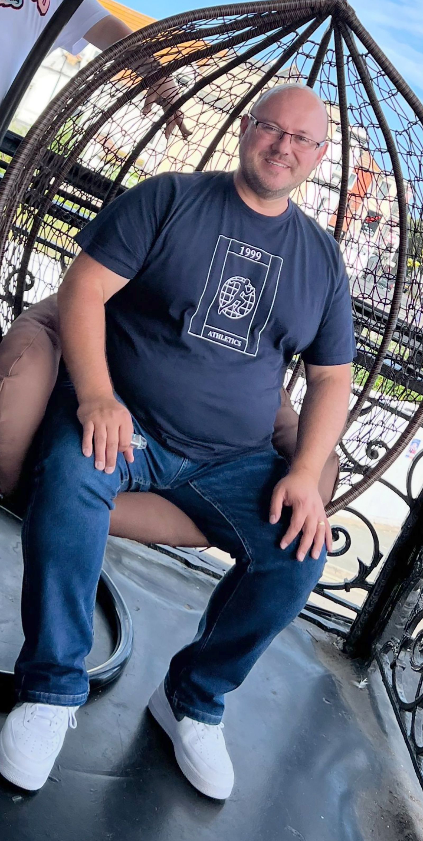 Noel before his Slimming World journey