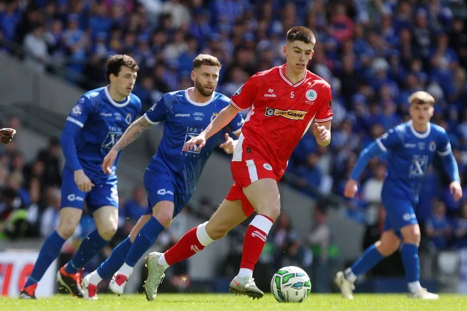 STREAK BREAKER: The Reds winning streak was ended after defeat away to Dungannon