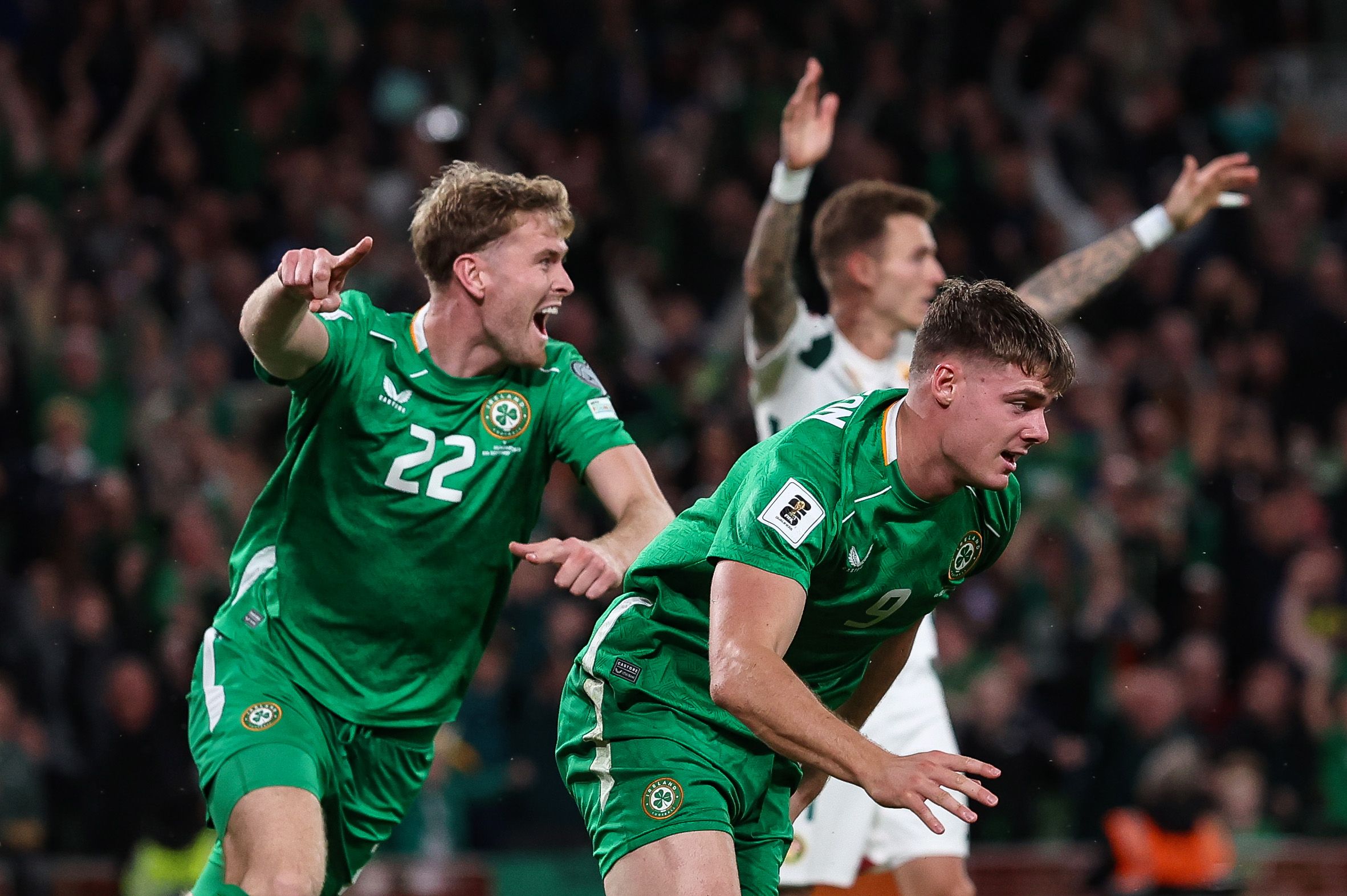Evan Ferguson scored his sixth International goal for Ireland against Hungary