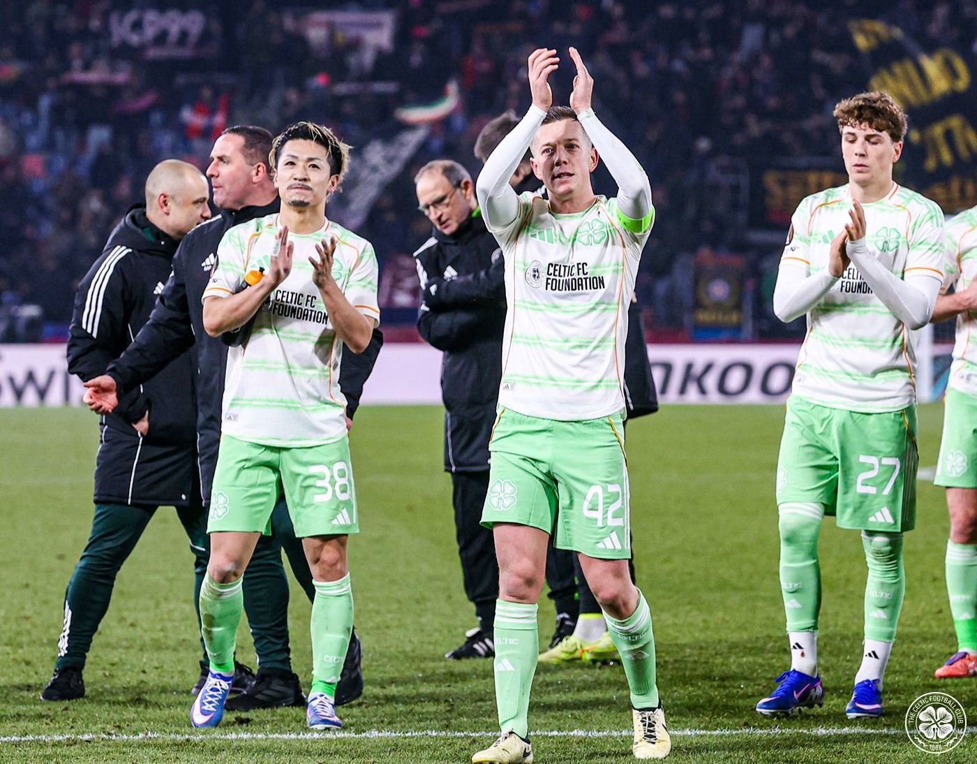 Celtic managed to earn a 2-2 draw in Bologna