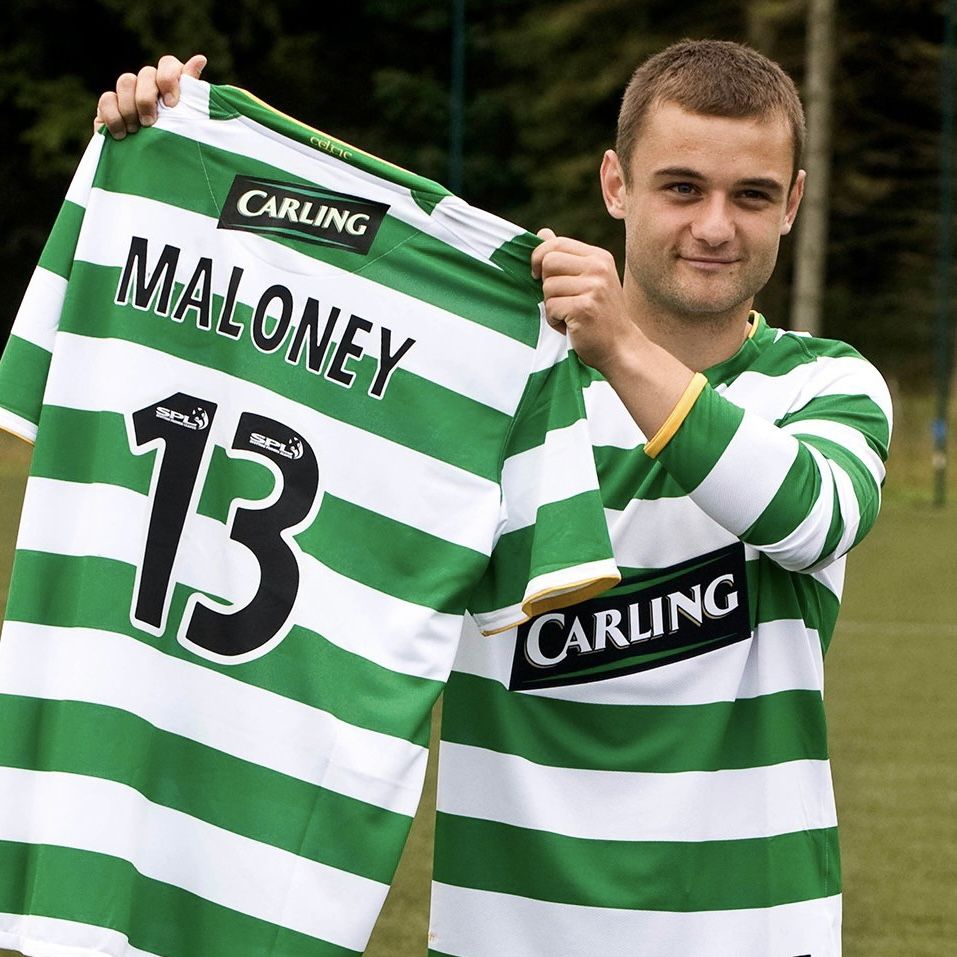 Shaun Maloney pictured resigning back in 2010 for Celtic