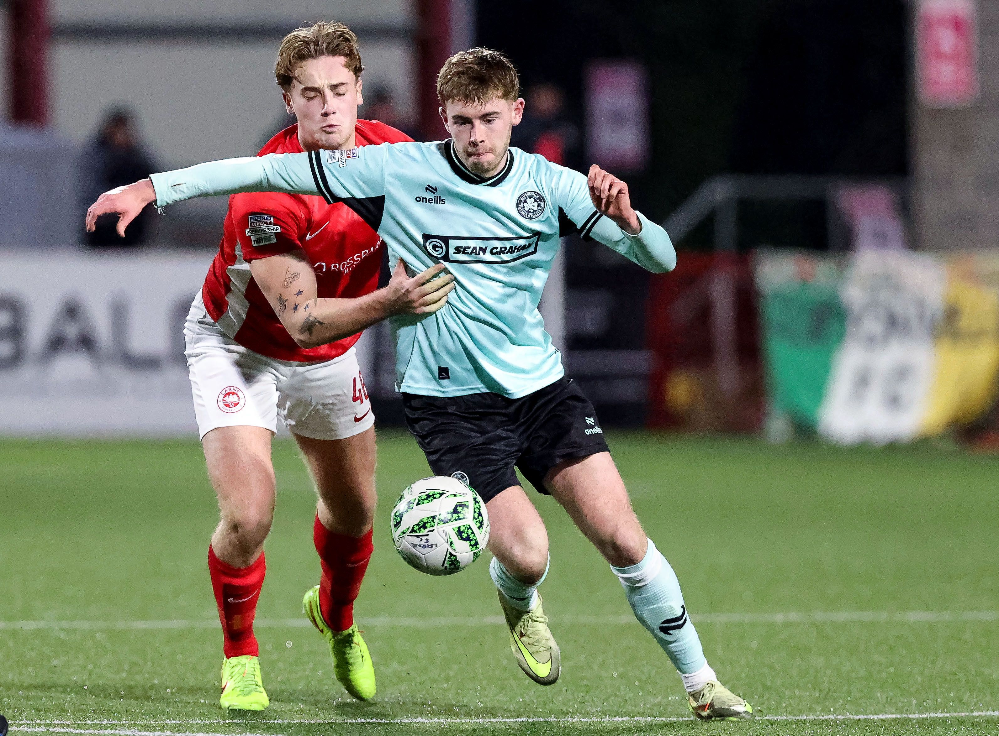 Cliftonville played out a goalless draw with Larne last weekend