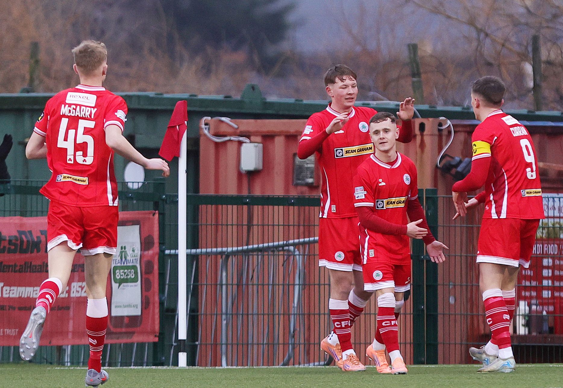 Brian Healy's first Cliftonville goal was one of the few positives from Saturday
