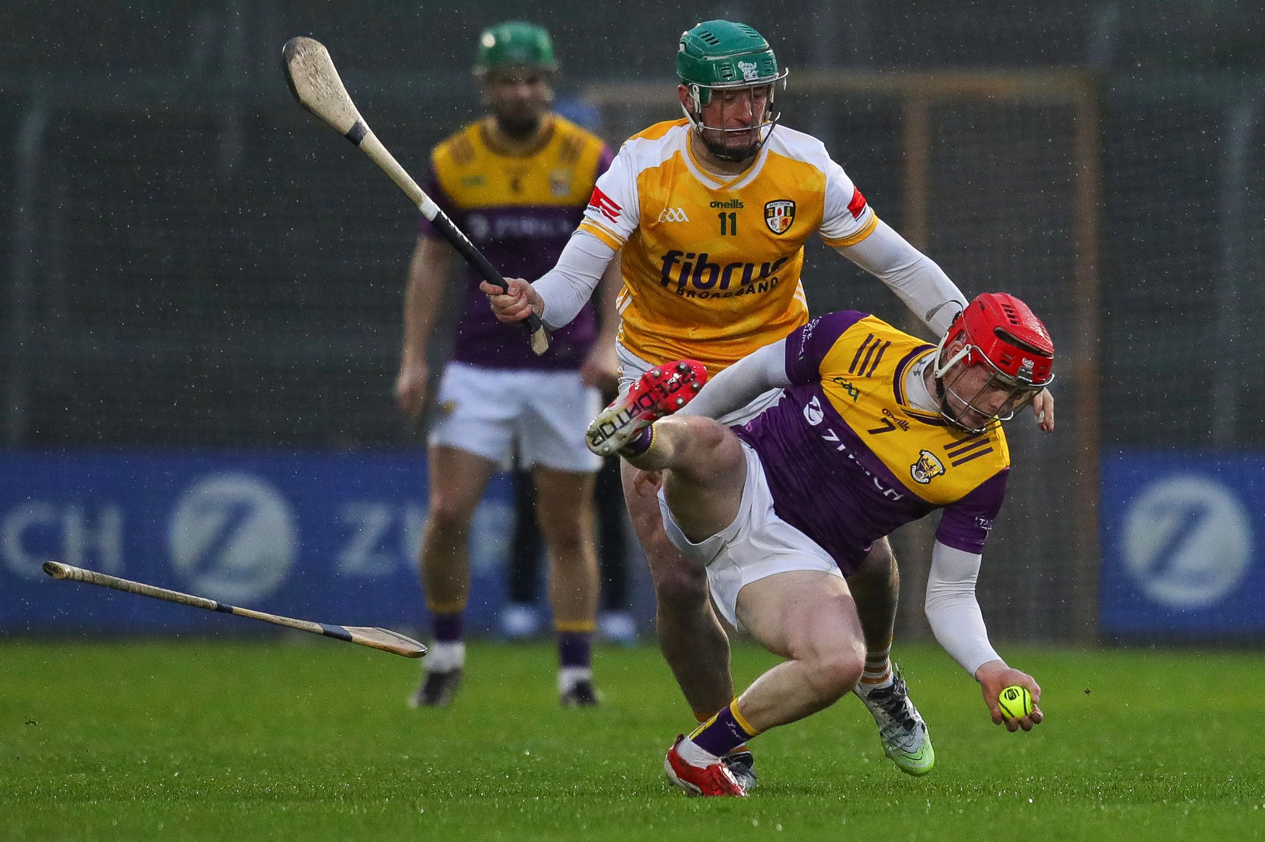 Paul Boyle battled in horrible conditions on Saturday evening
