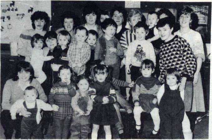 LE CHÉILE: Short Strand naiscoil mothers and children with their teacher Phil Carmichael