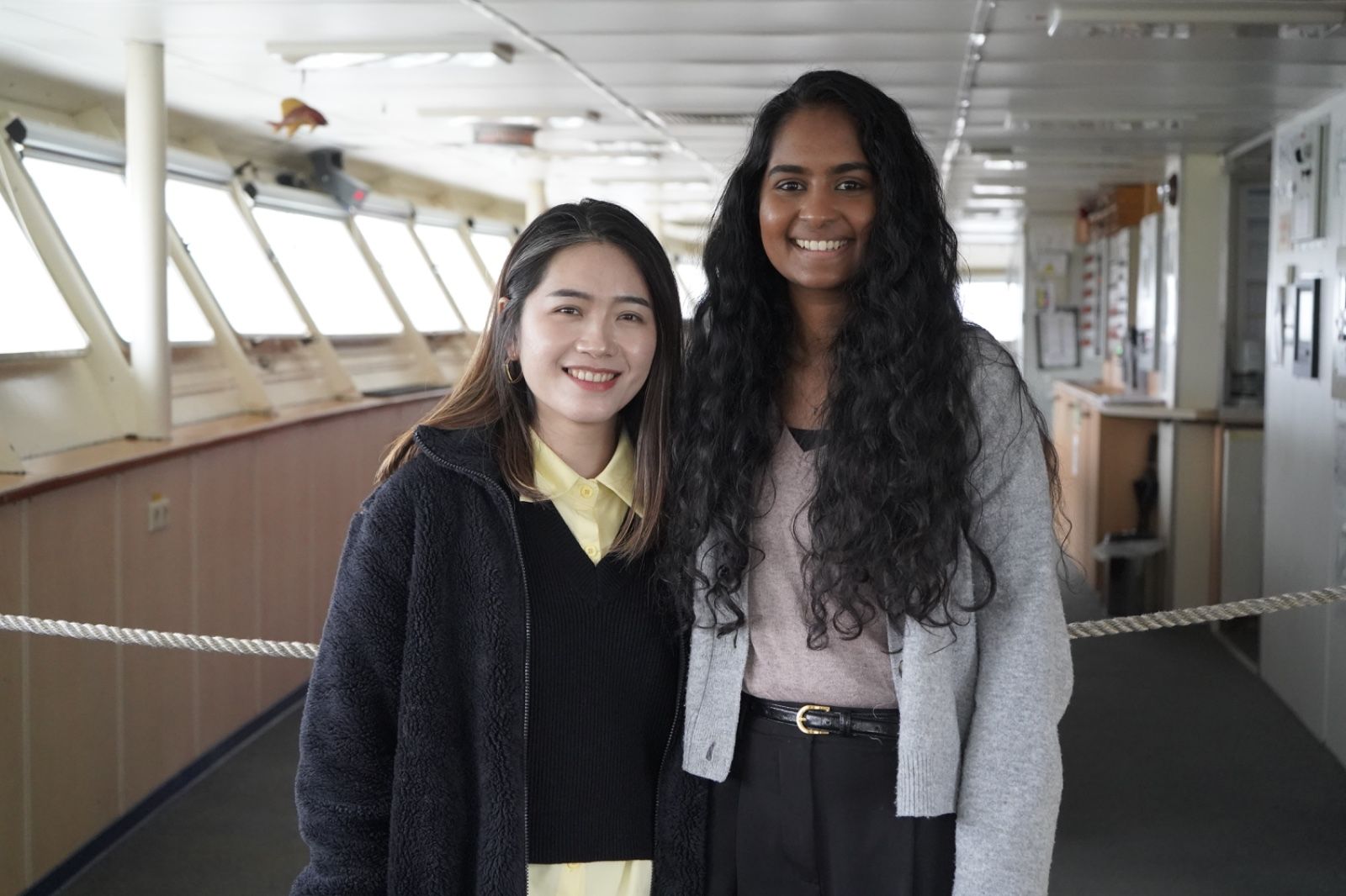Schani Wong (Project Coordinator) and Navya Lankadasu (Partnerships Director)