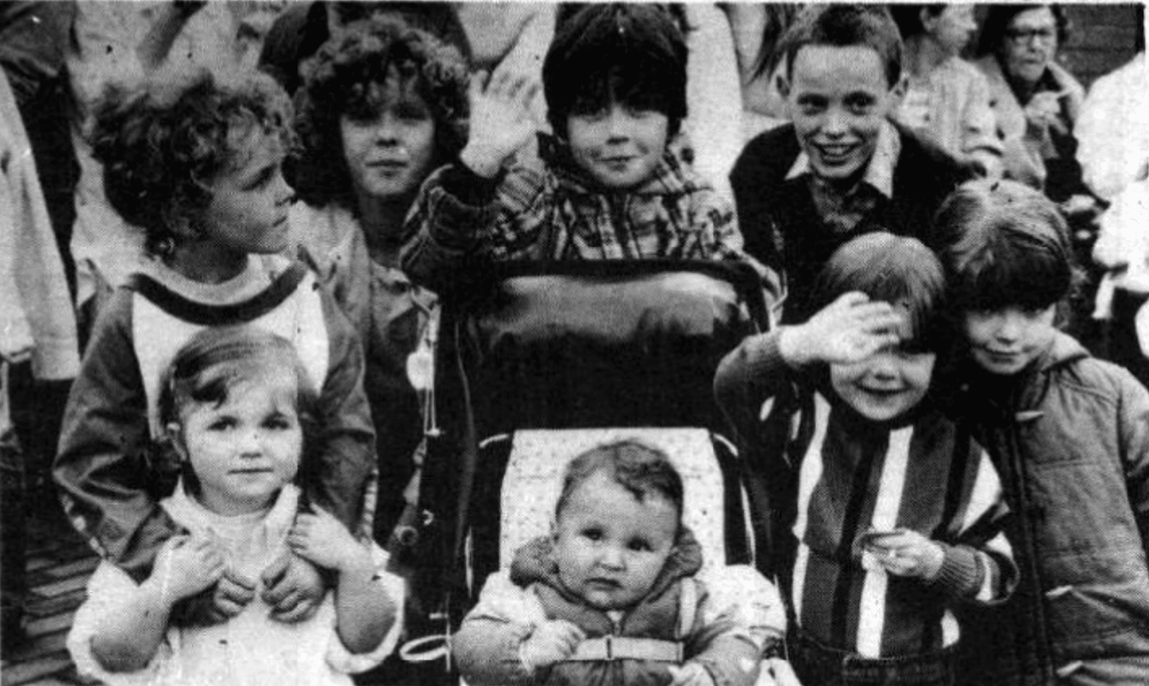 YOUNG FUN: A lot of happy young faces from the archives of the Andersonstown News back in September 1985