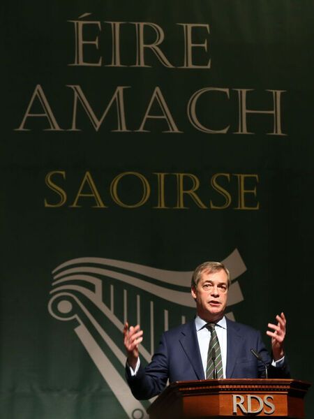 FARAGE: Compelling power of a slogan