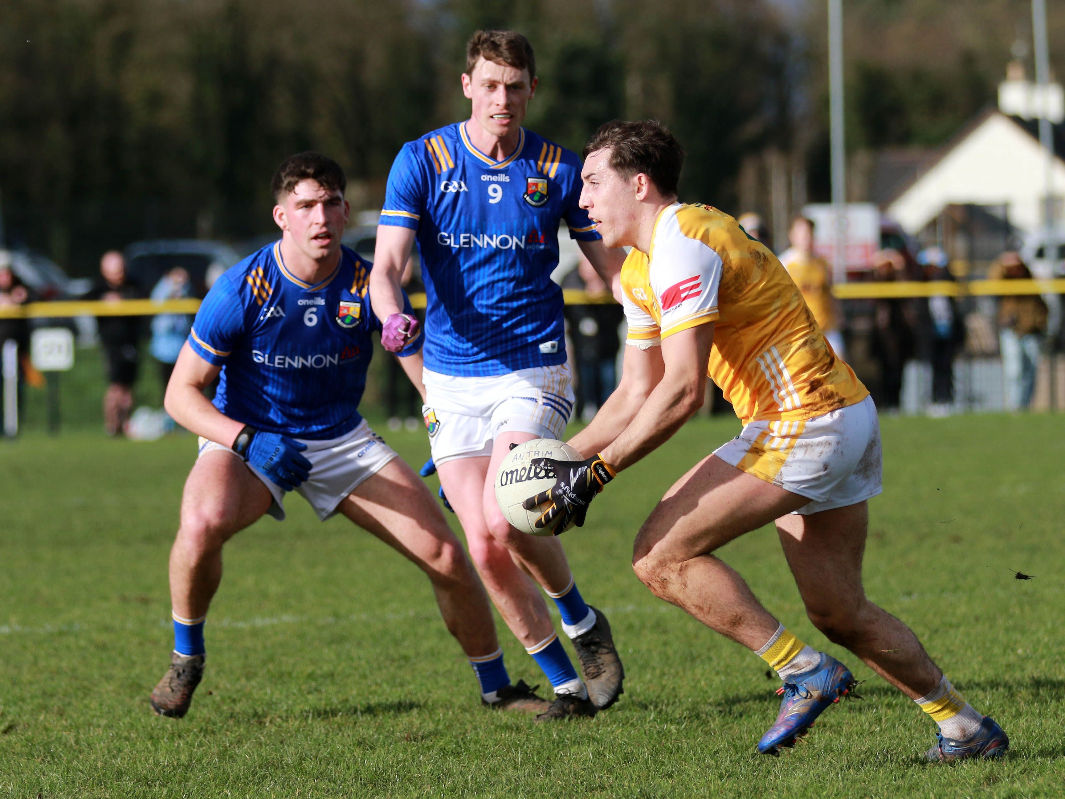 Niall Burns scored a great point from play