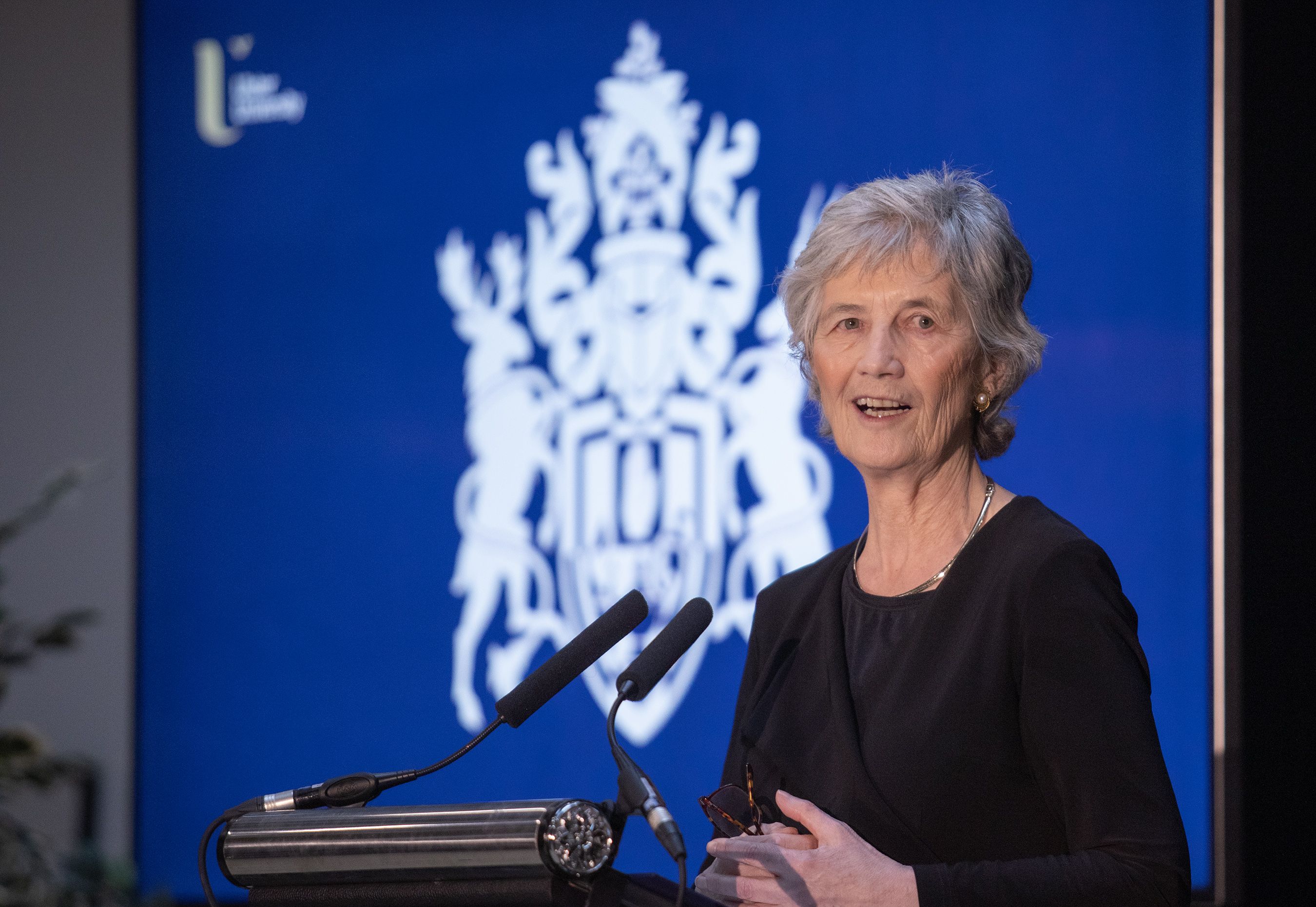 President Connolly speaking at Ulster University this afternoon