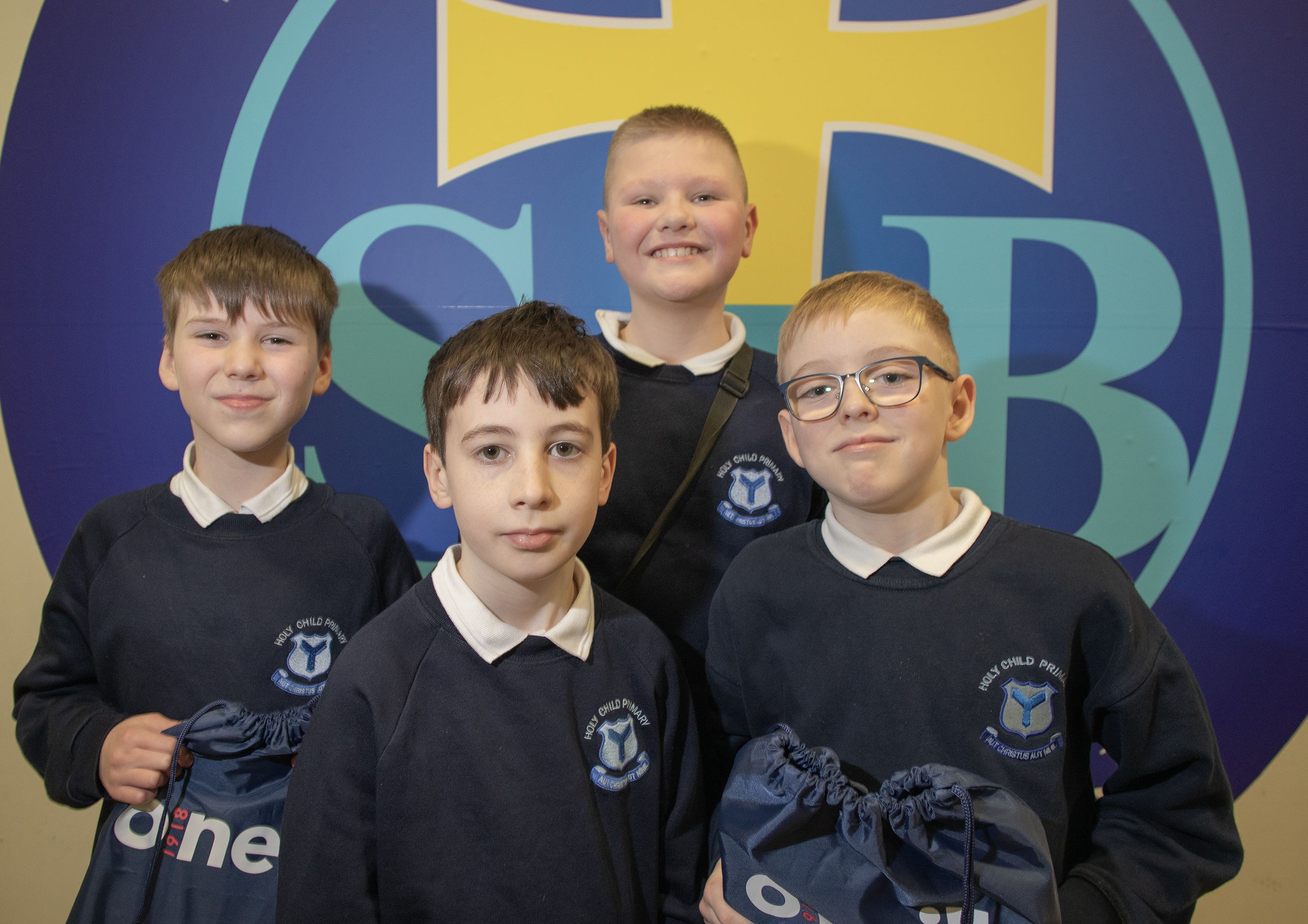 Third-place team from Holy Child Primary School