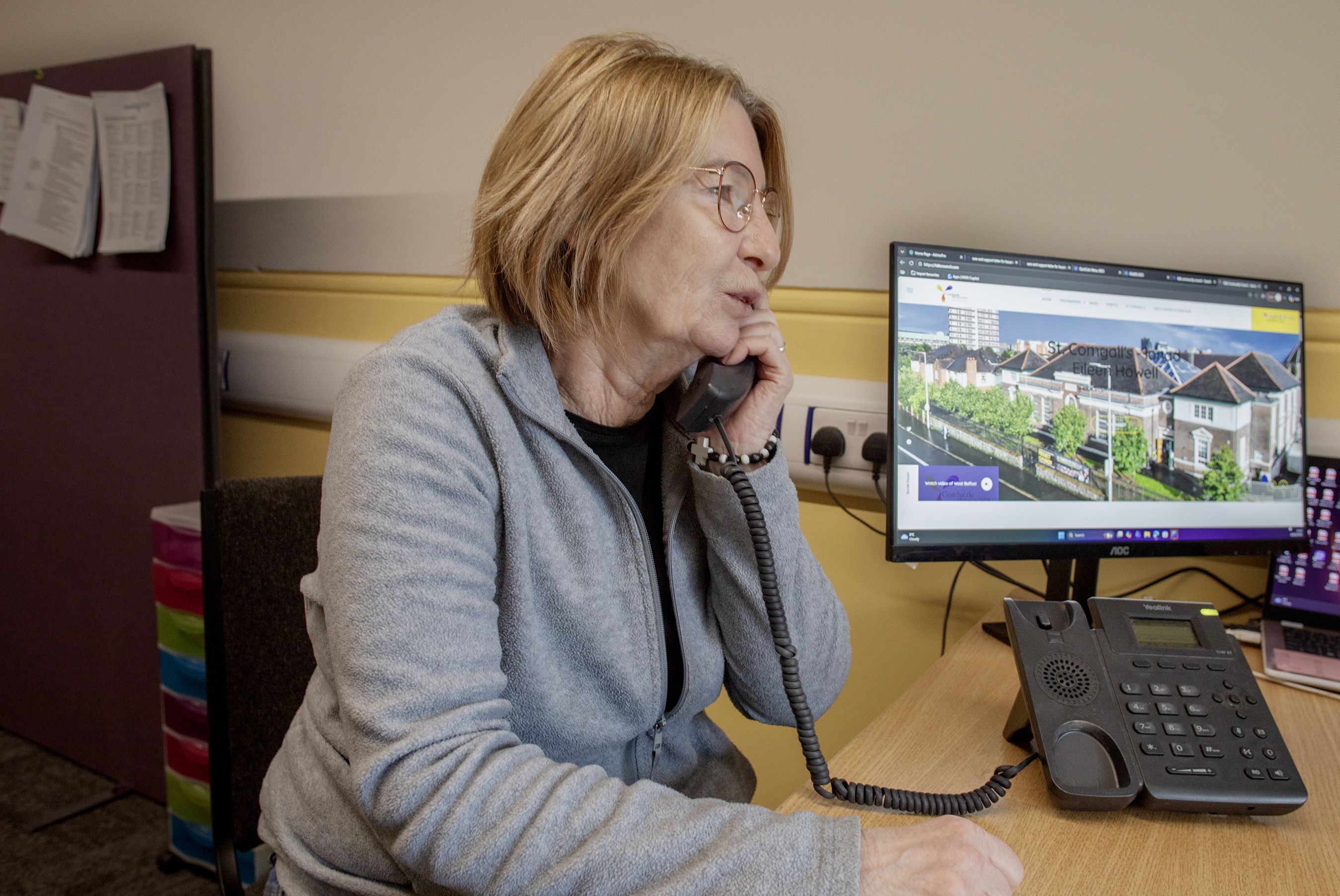 Gearoidin Burke, Welfare advisor at Falls Community Council