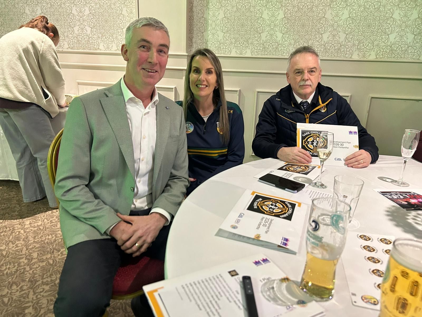 Representatives from Antrim GAA and the GAA in Dublin made appearances 