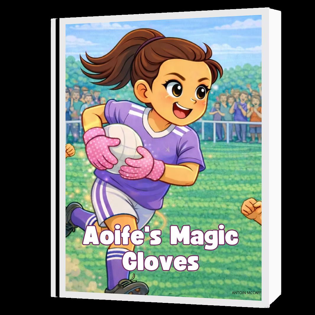Antoin's debut book, Aoife's Magic Gloves, was inspired by his daughters' love for reading