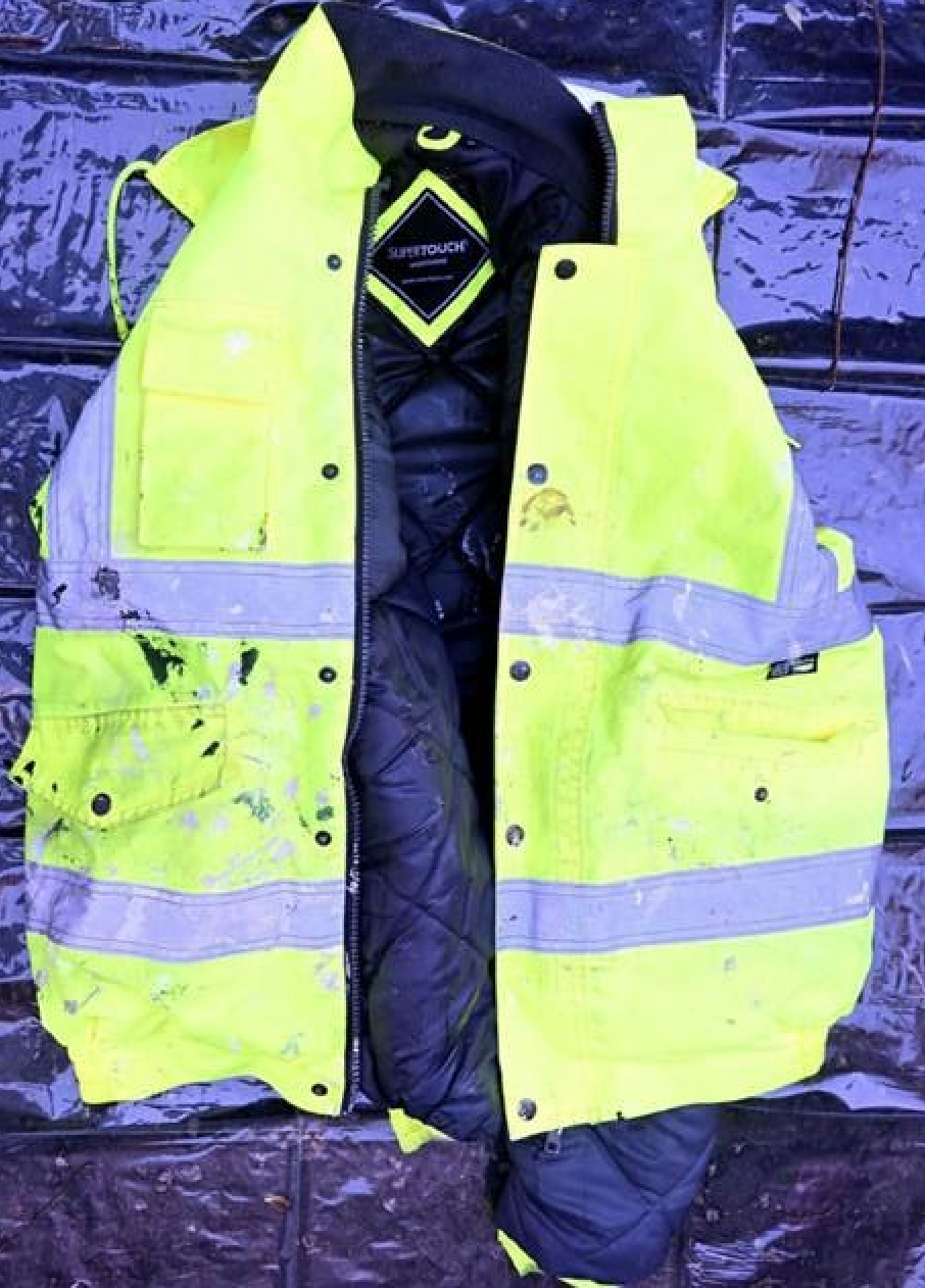 The hi-vis jacket that was recovered