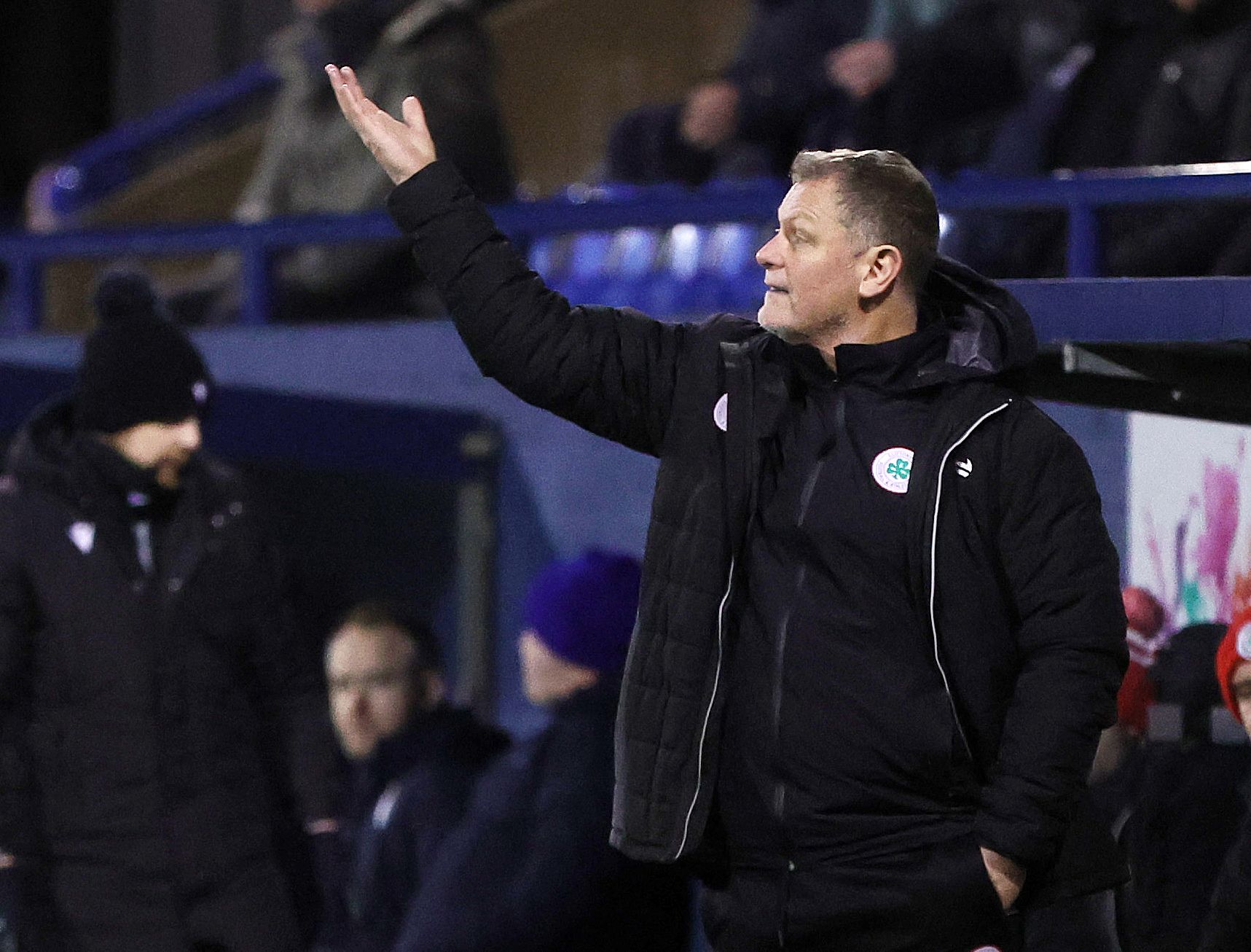 Jim Magilton will be hoping his side can rise to the occasion on Saturday