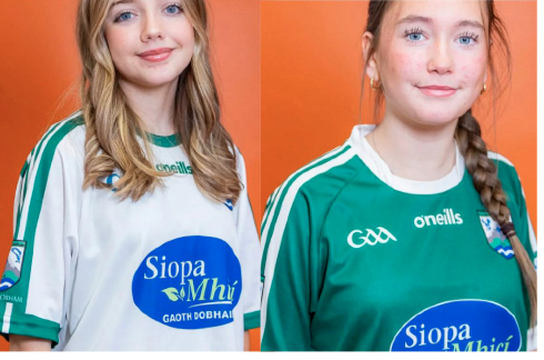 MÚINTEOIRÍ: Cara Neeson and Meabh McGinley-Shields 