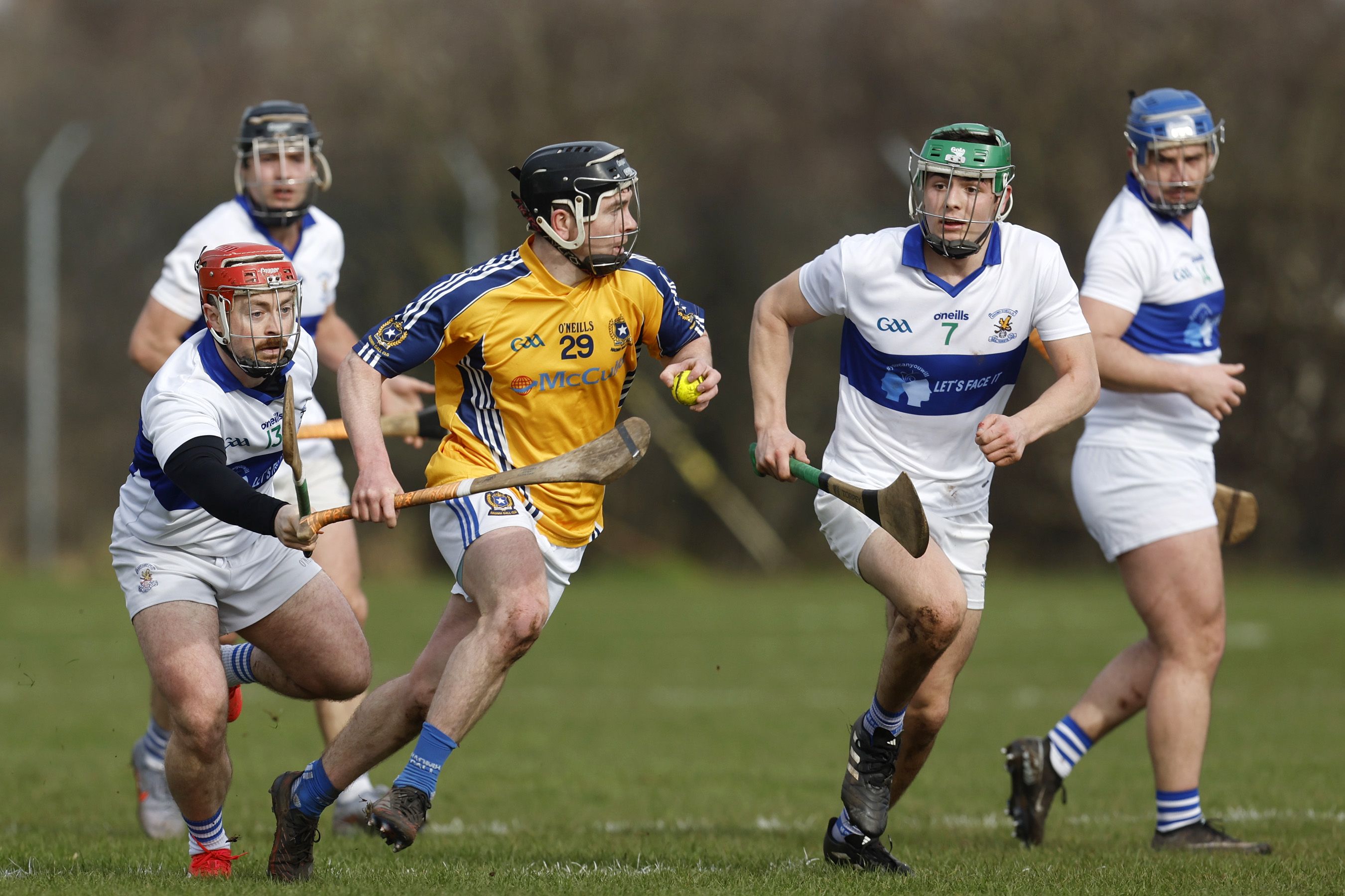 Ronan Crossan evades the challenges