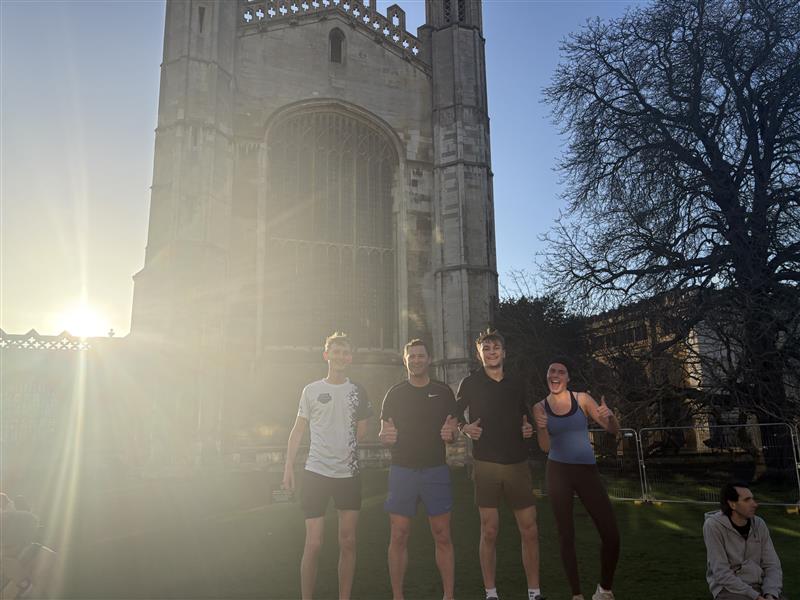 ON THE RUN IN CAMBRIDGE