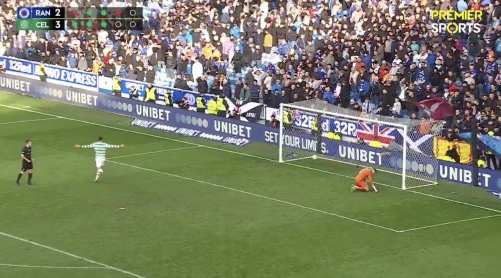 DECISIVE: Tómaš Čvančara wheels away in delight after converting the winning penalty