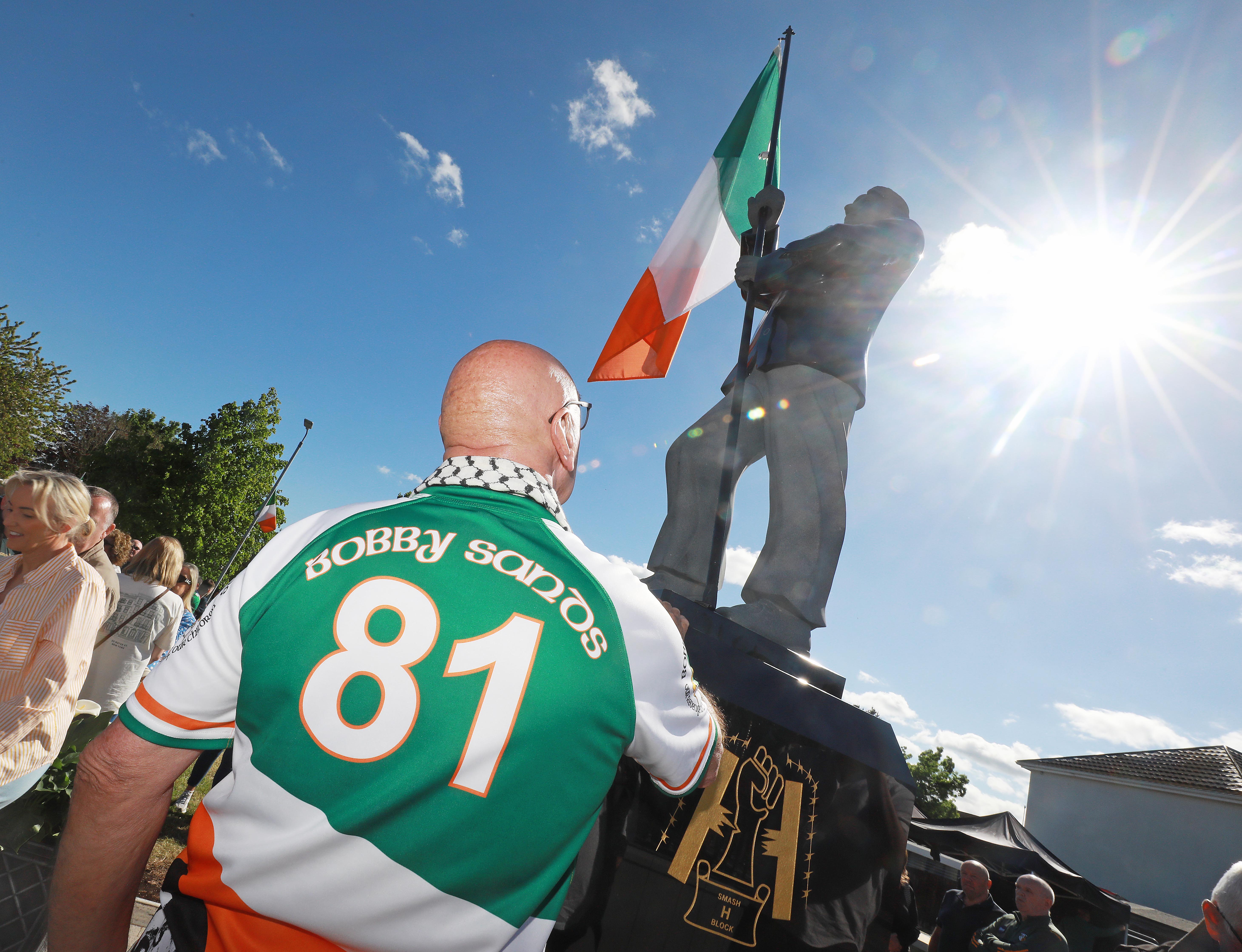 The statue was unveiled last May in Twinbrook