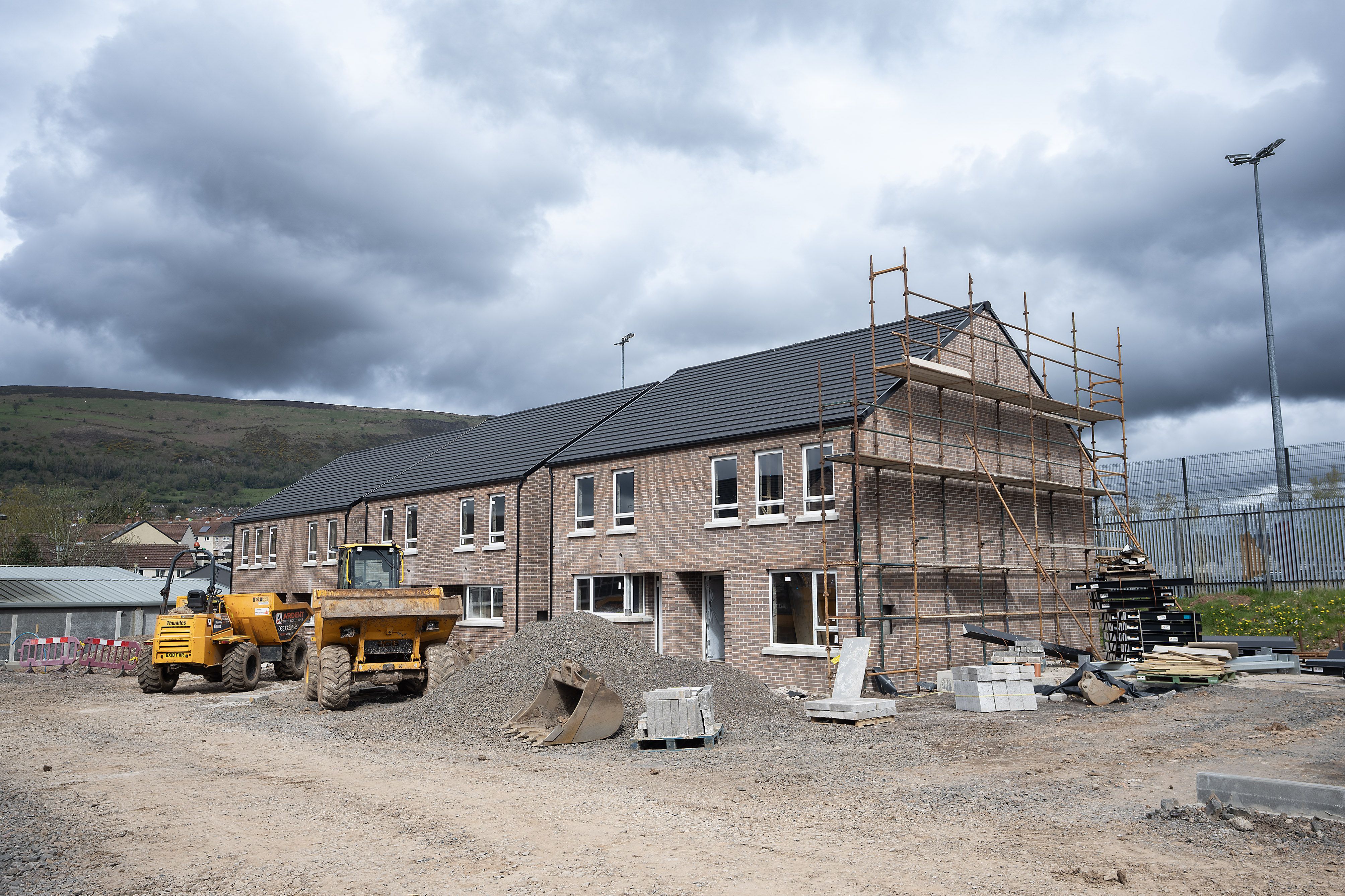 Building work is ongoing