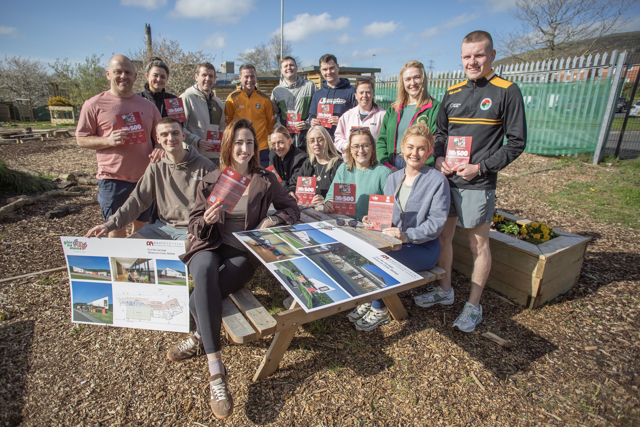 The team at Glór na Móna