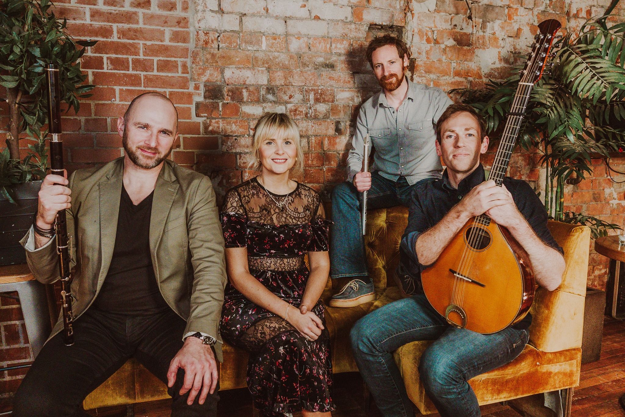 Traditional music quartet Tempest who will perform on the main Gig Rig stage at Belfast City Hall on Wednesday 5 August.