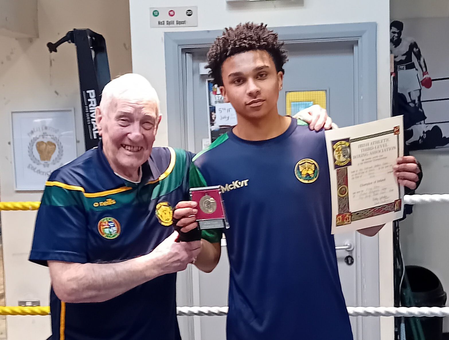 Gerry Storey and Finlay Okoro