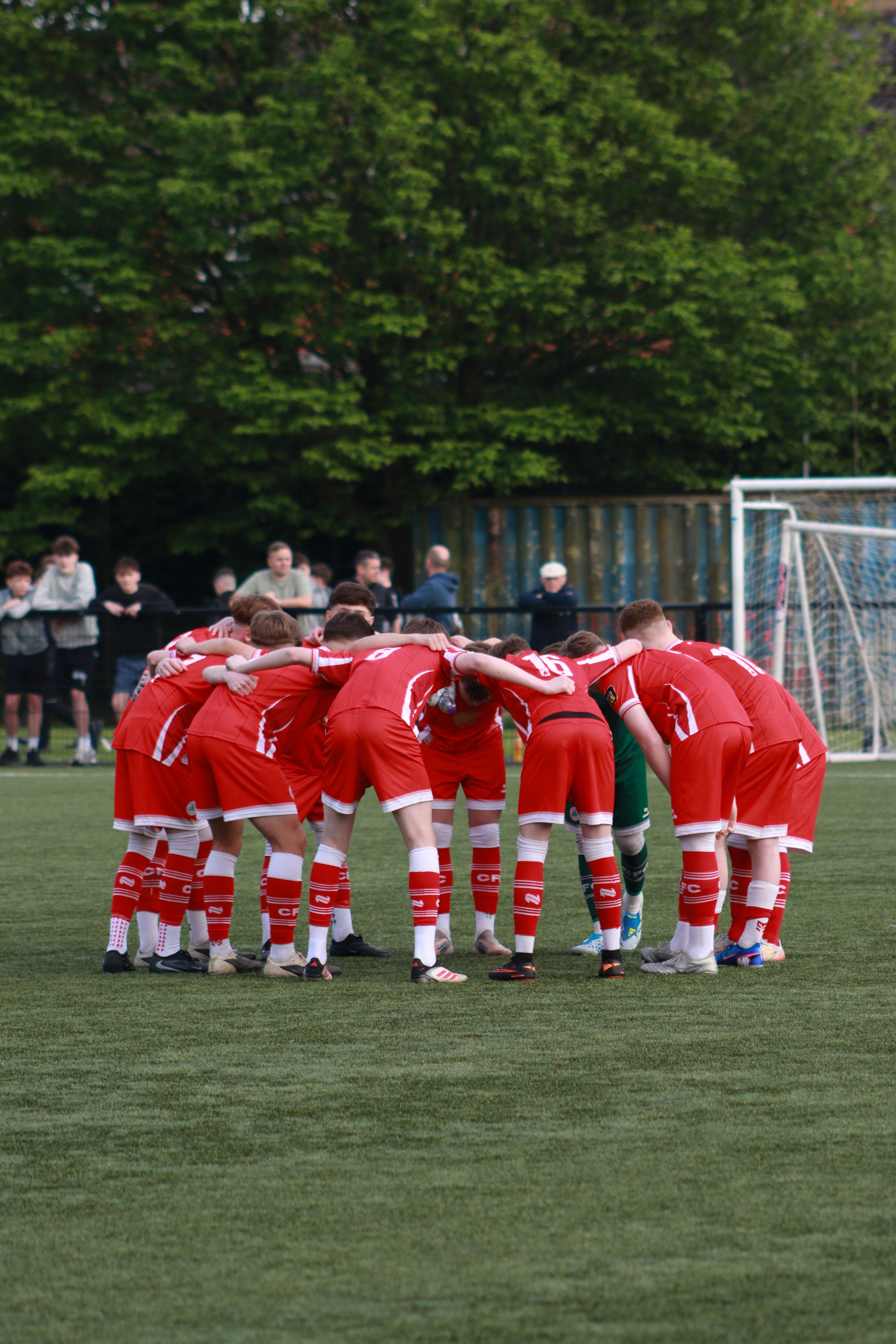 Cliftonville U14's won the Cup after extra-time against Linfield
