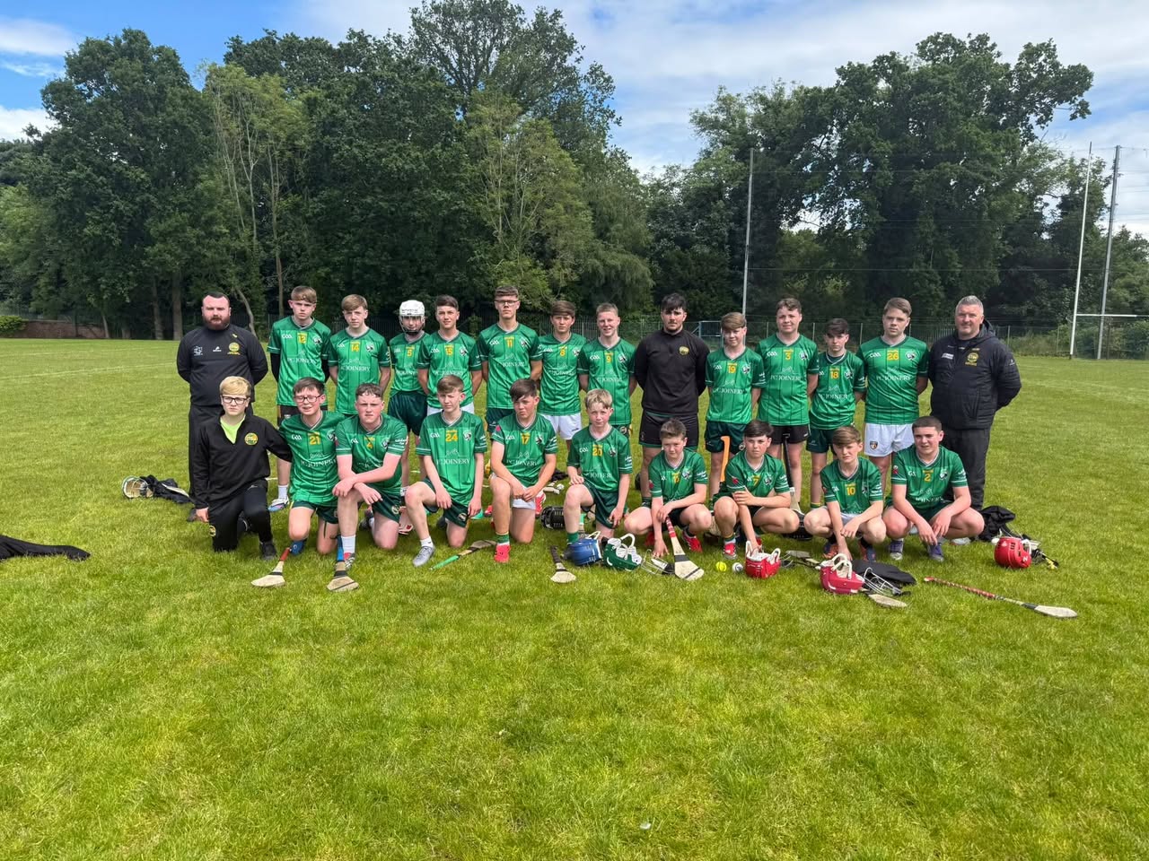 Coláiste Feirste team who competed in the Shield Final