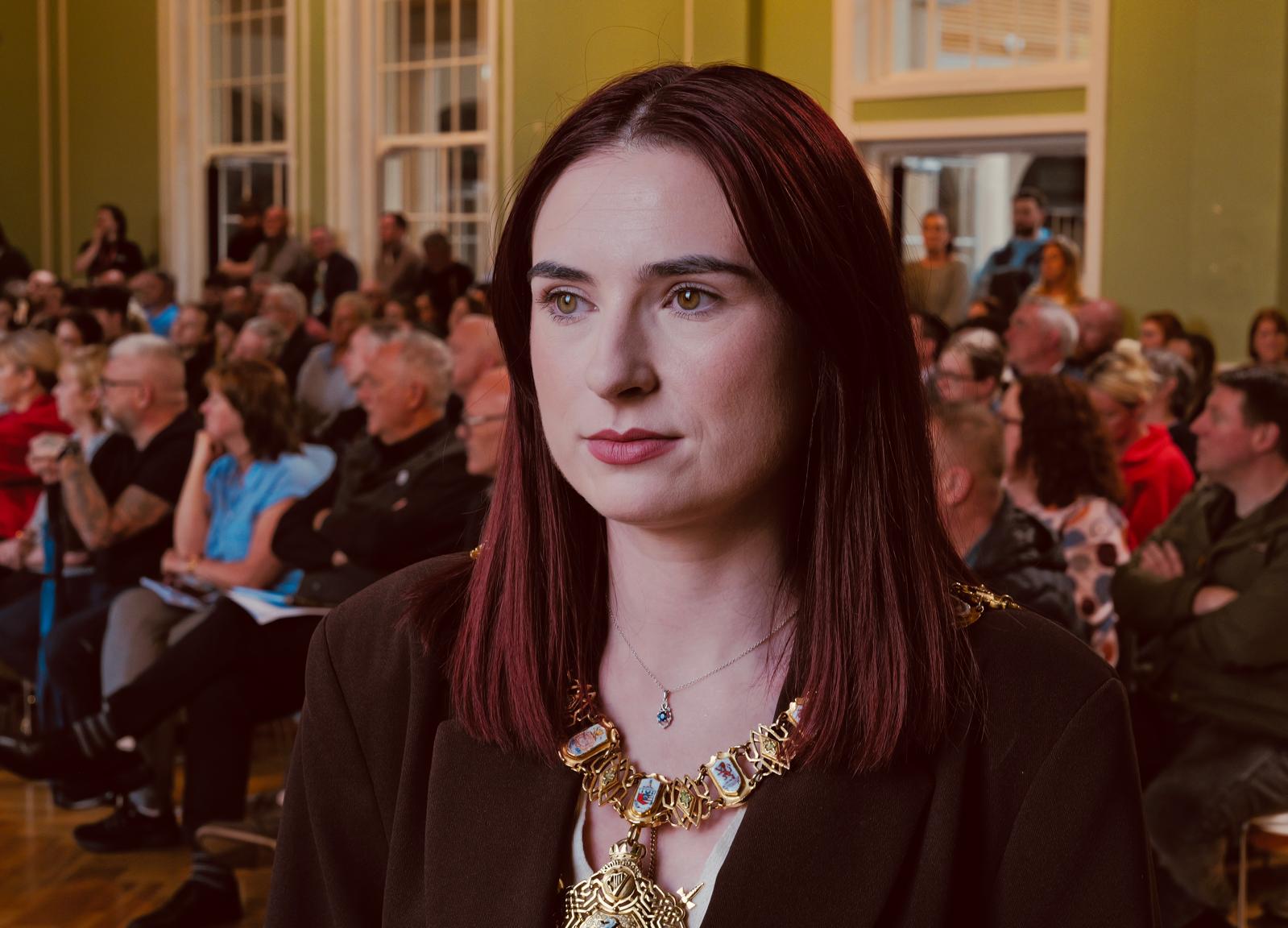 DEFIANCE: Lord Mayor Róis-Máire Donnelly