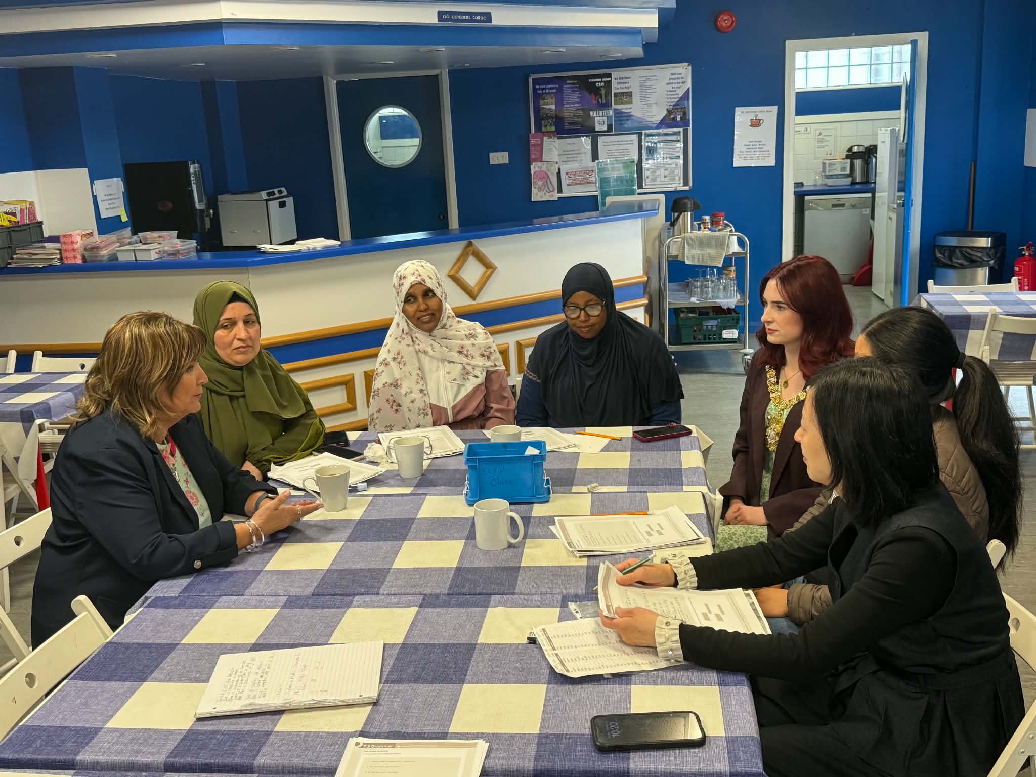 The new Lord Mayor meets service users at the Centre
