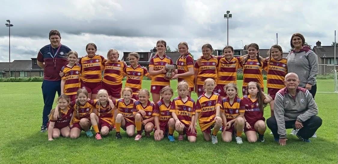 Holy Trinity team who won the camogie 'A' final