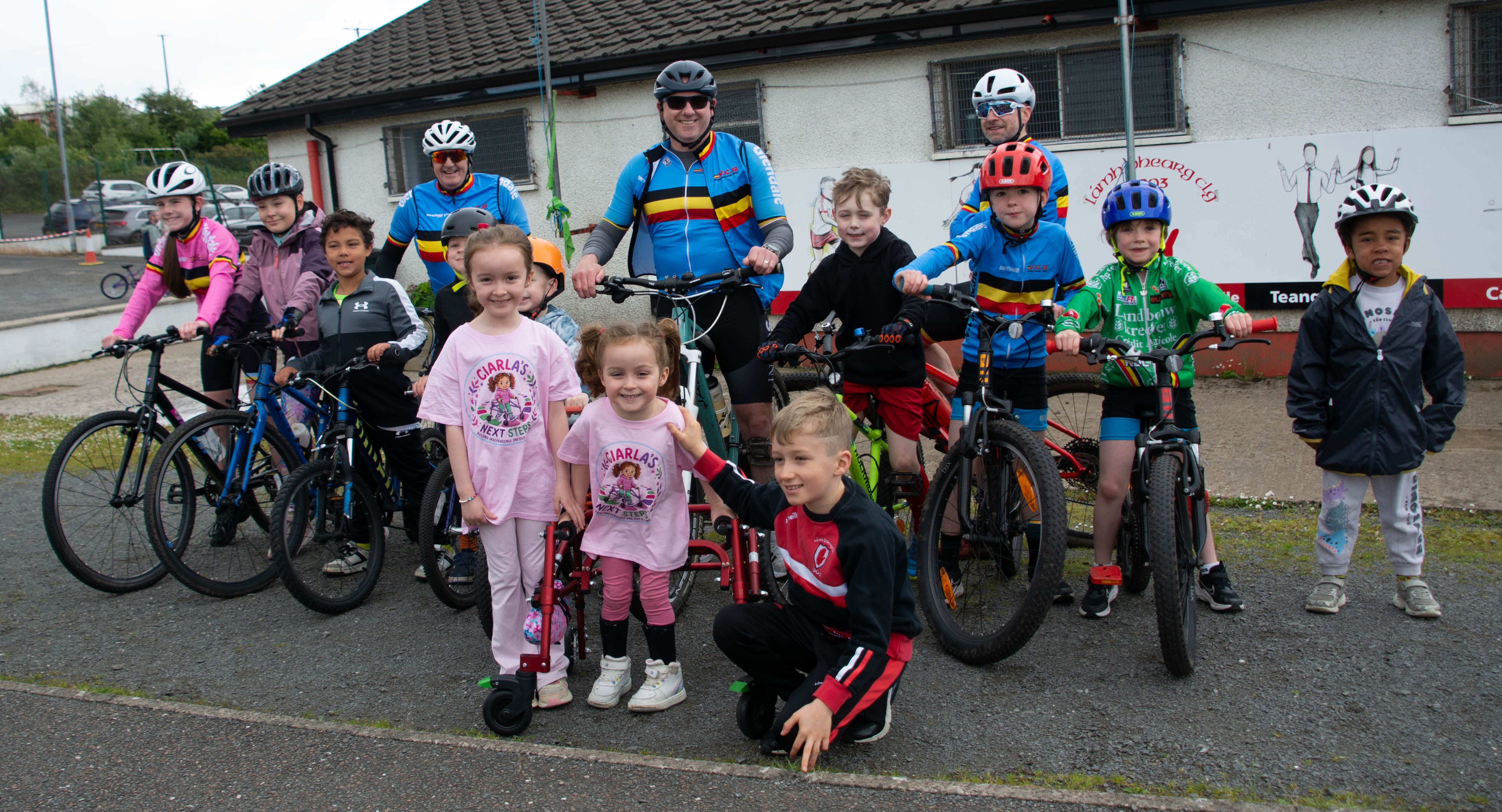 SHOW OF STRENGTH: All shapes, sizes and ages turned out to help fundraise for Ciarla