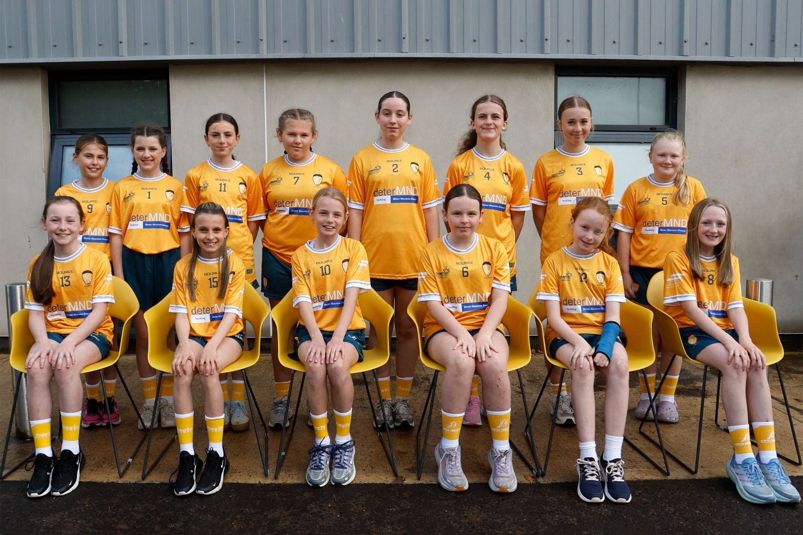 The Antrim Schools Girls Football Squad
