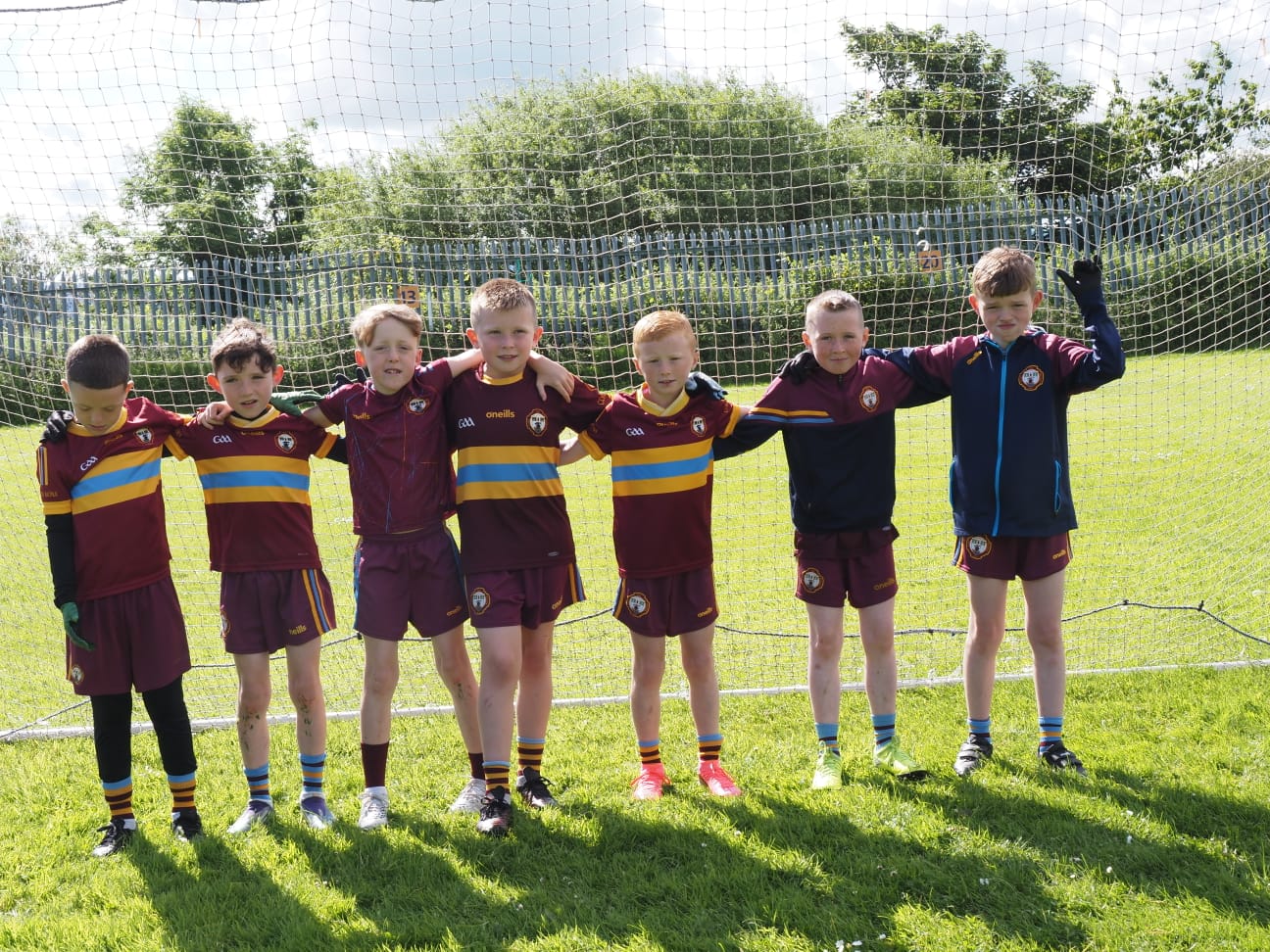 Gort na Móna squad which competed in the Phil Maguire tournament