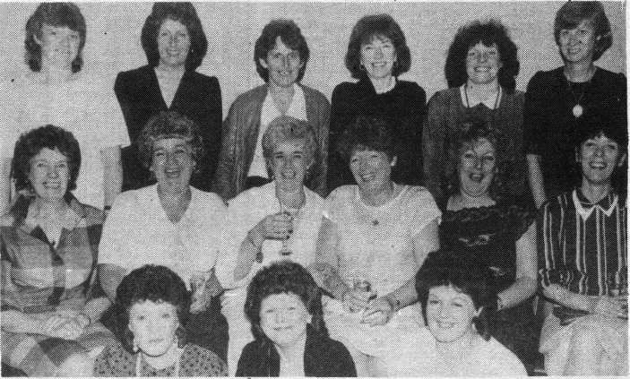 SPECIAL OCCASION: The Mervyn family re-union dinner which was held in Hotel Greenan Lodge this weekback in 1985
