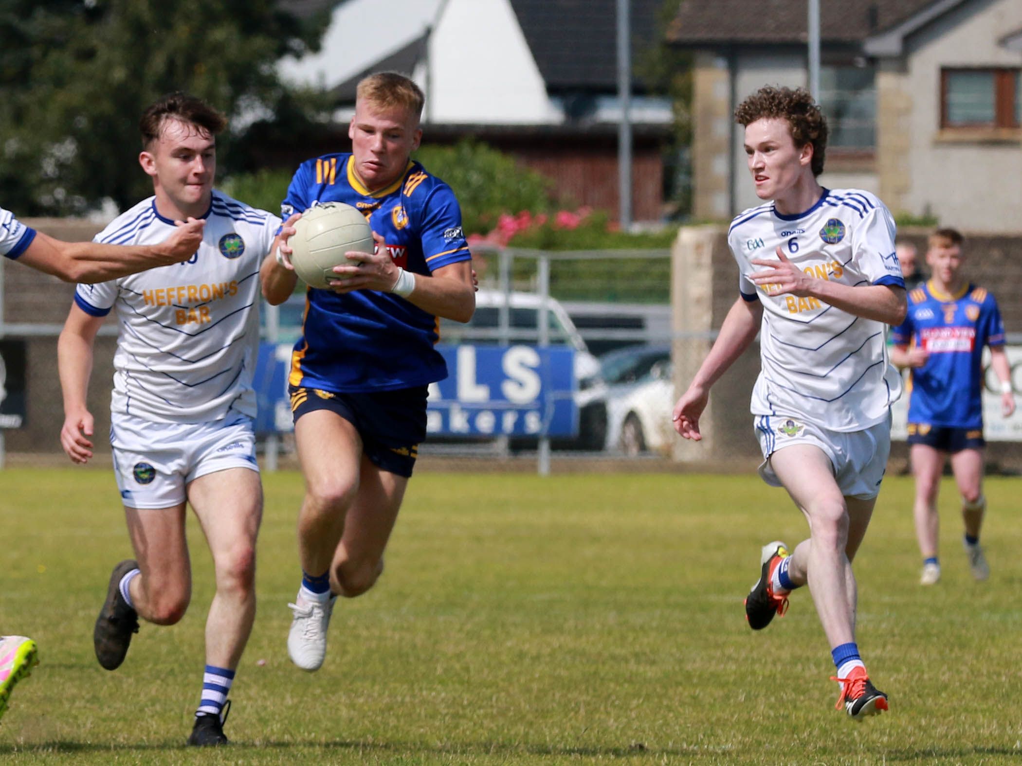 Tiernan McCormick showed his importance as he led from the midfield