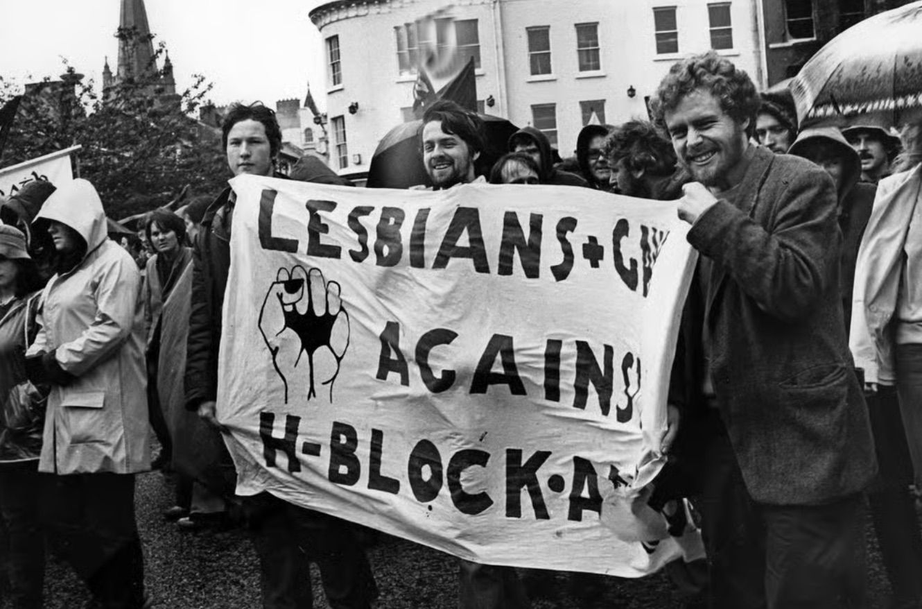 SUPPORT: The LGBTQ community was always present at demos