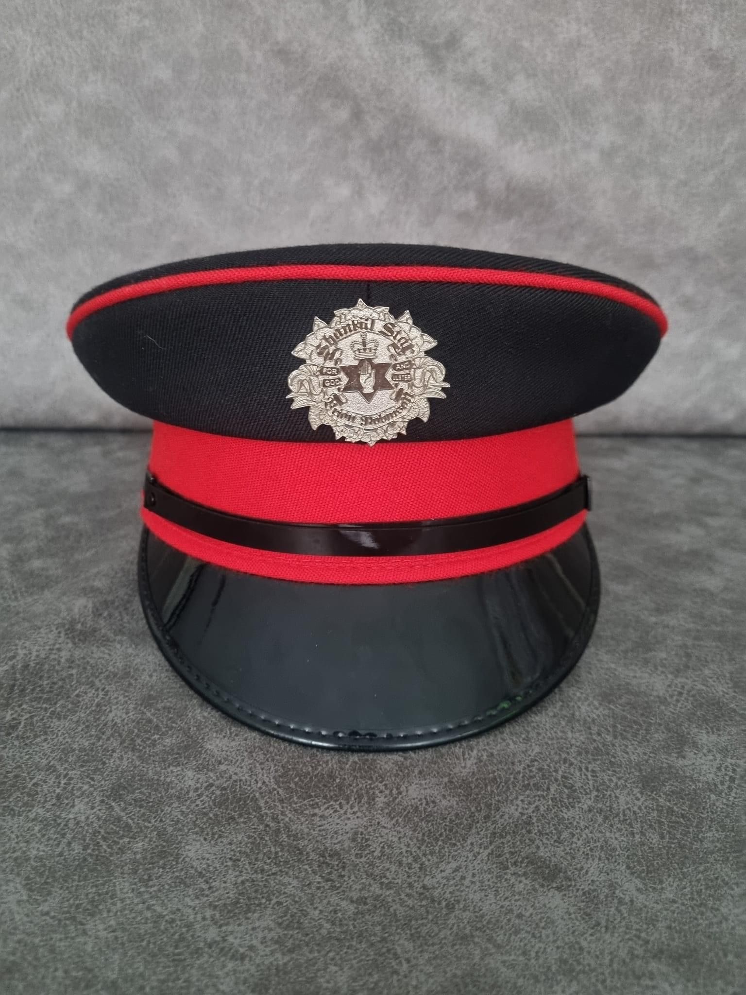 MESSAGE: The Shankill Star band’s uniform features a badge that’s a tribute to the notorious UVF killer Brian Robinson